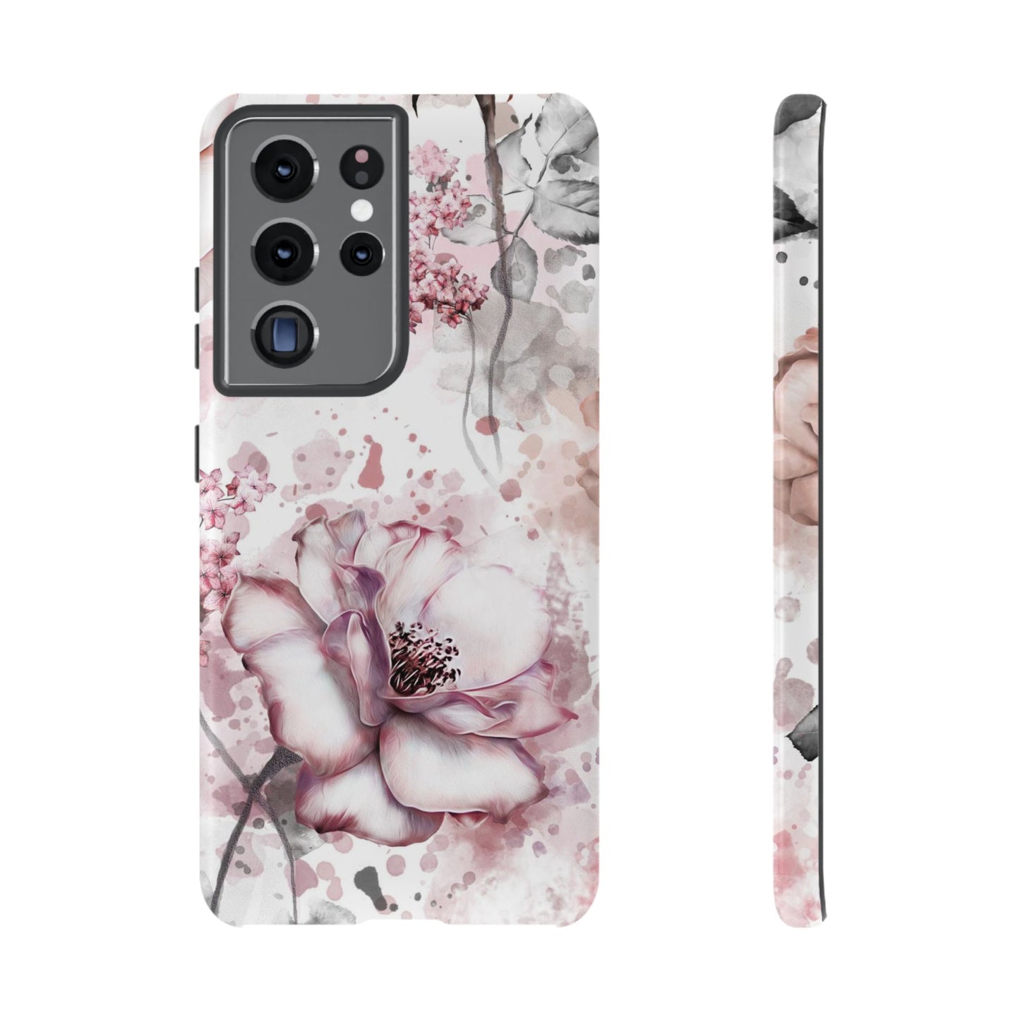 Pale Pink Florals  - Tough Phone Case