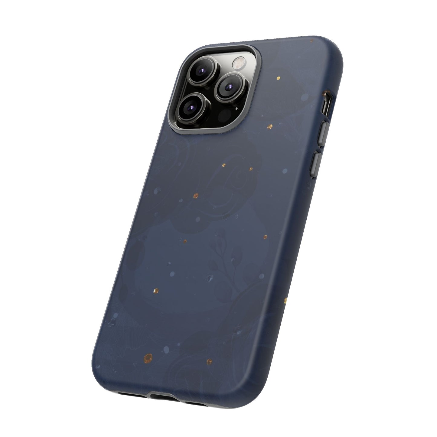 Subtle Navy Florals - Tough Phone Case
