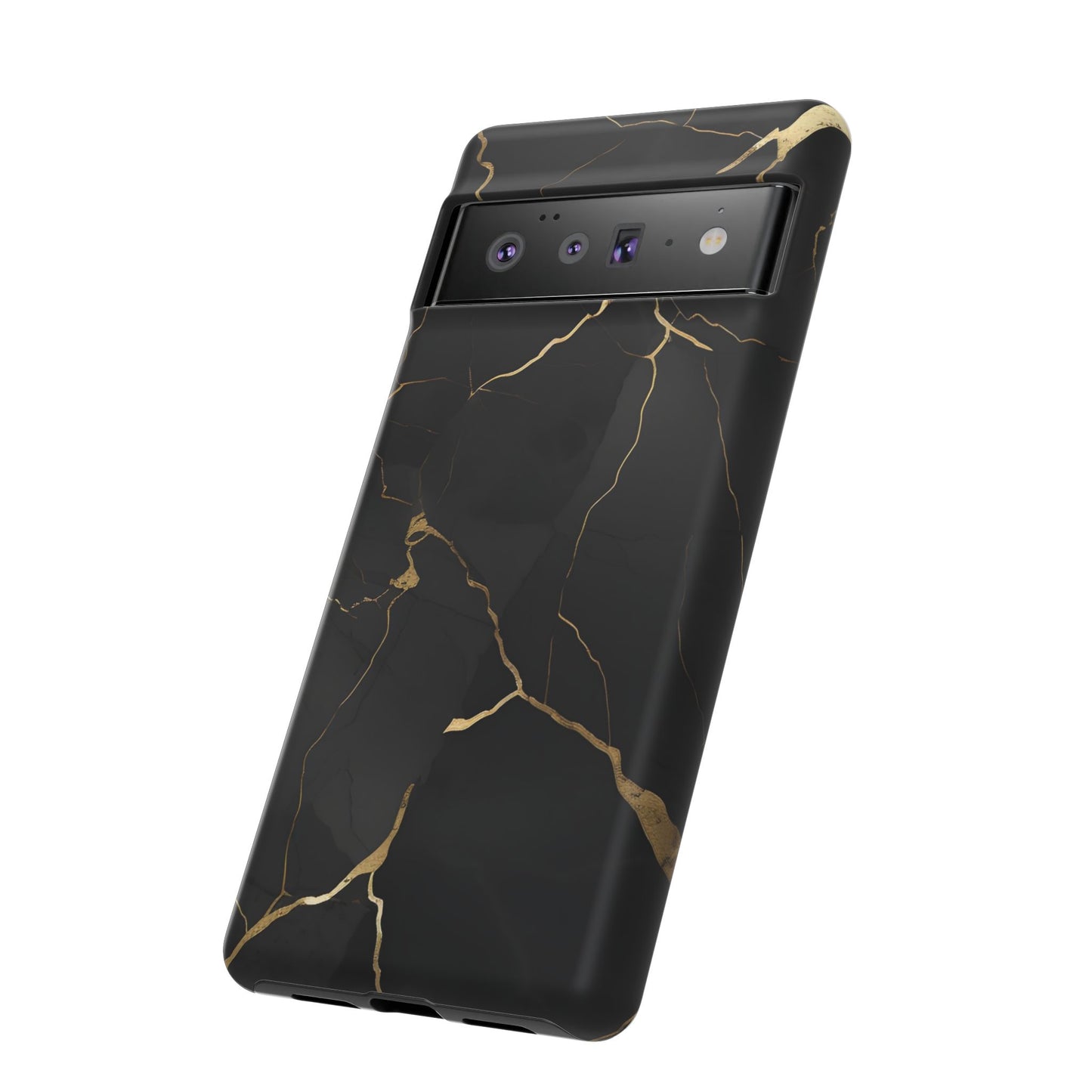 Black Marble  - Tough Phone Case