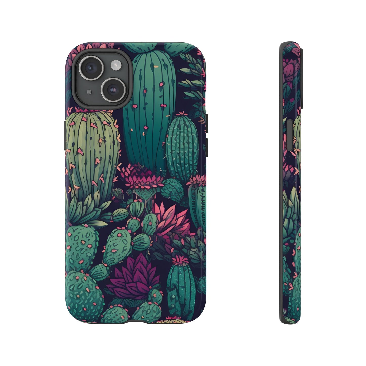 Succulent Garden Tough Phone Case – Bold & Stylish Protection for Plant Lovers