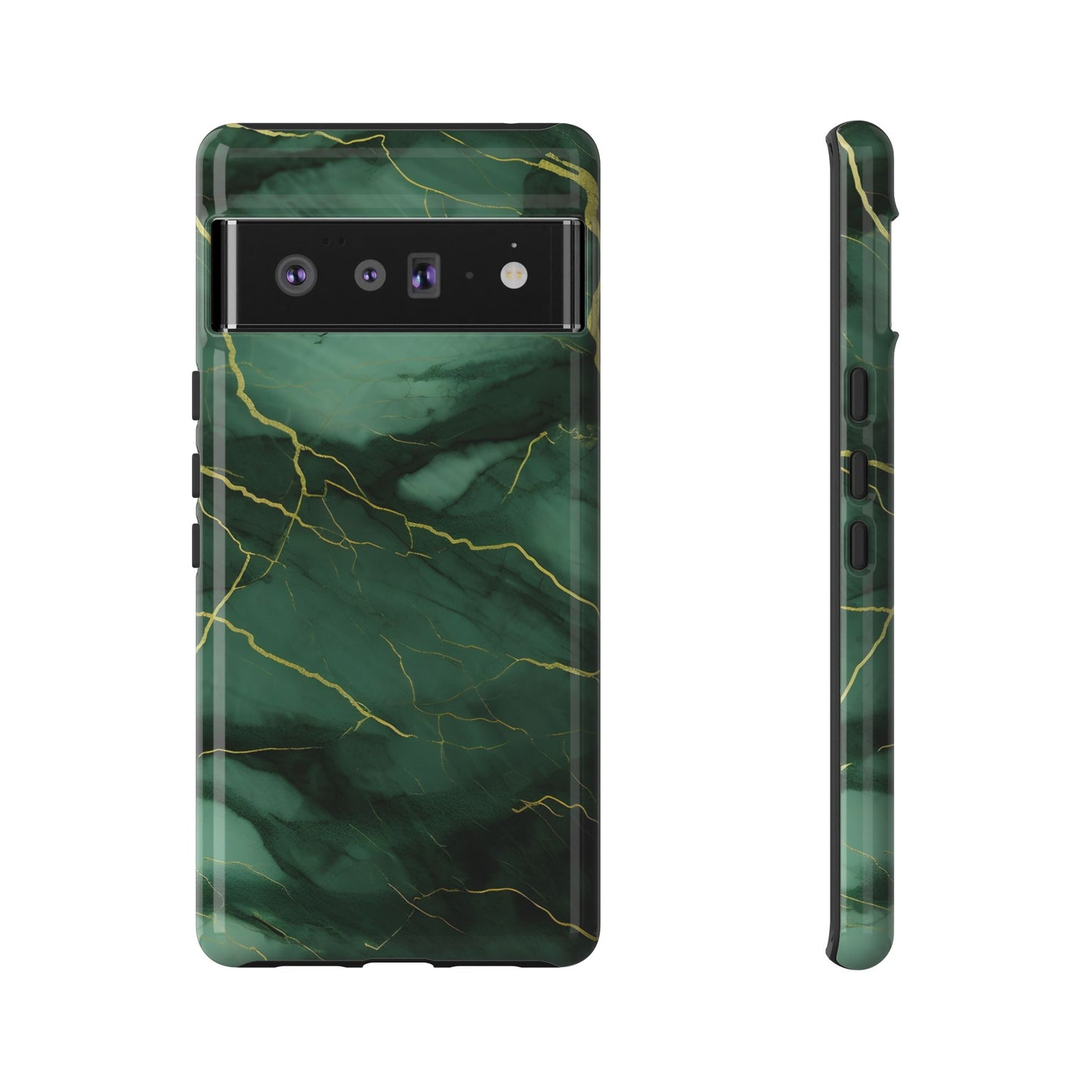 Hunter Green Marble - Tough Phone Case