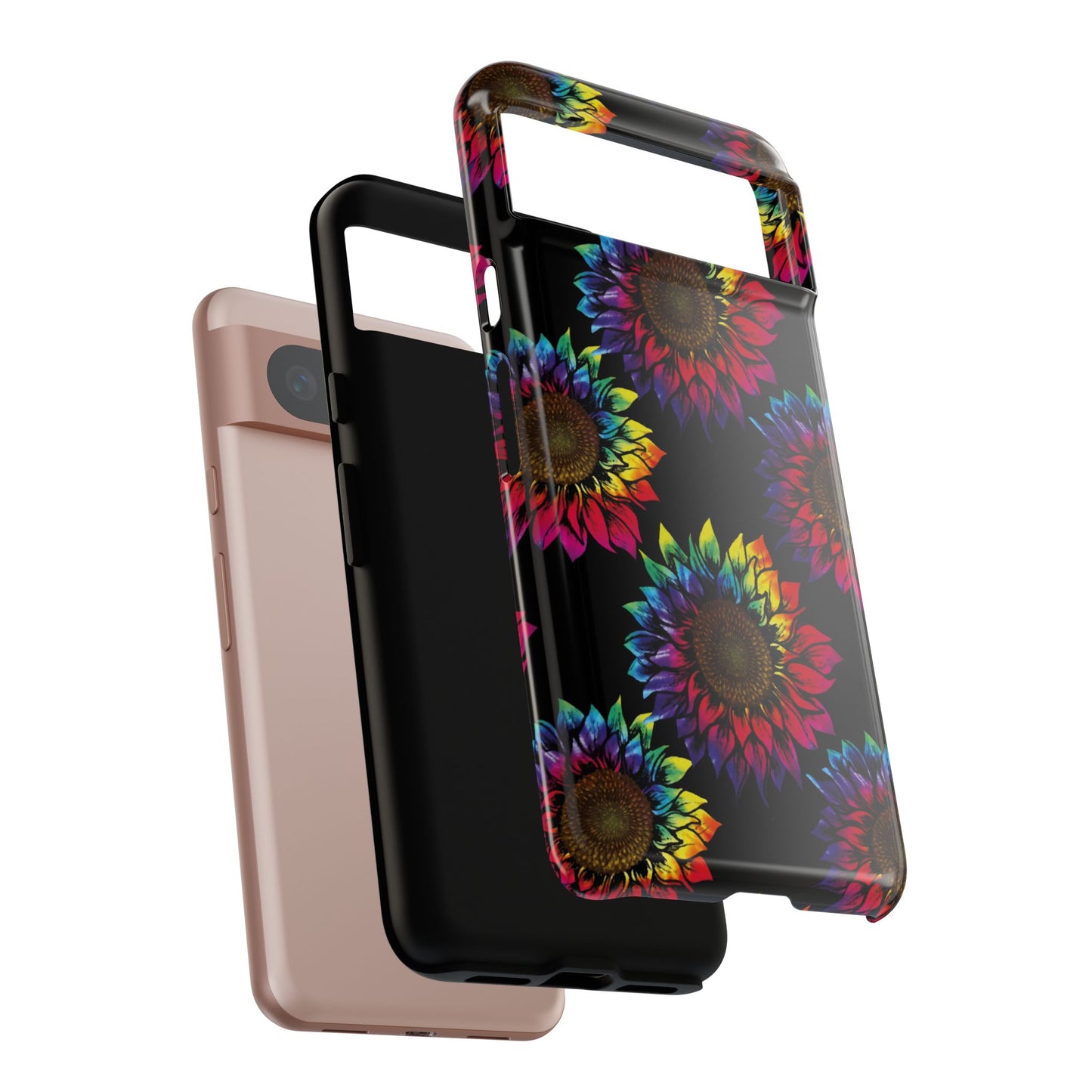 Rainbow Sunflowers - Tough Phone Case