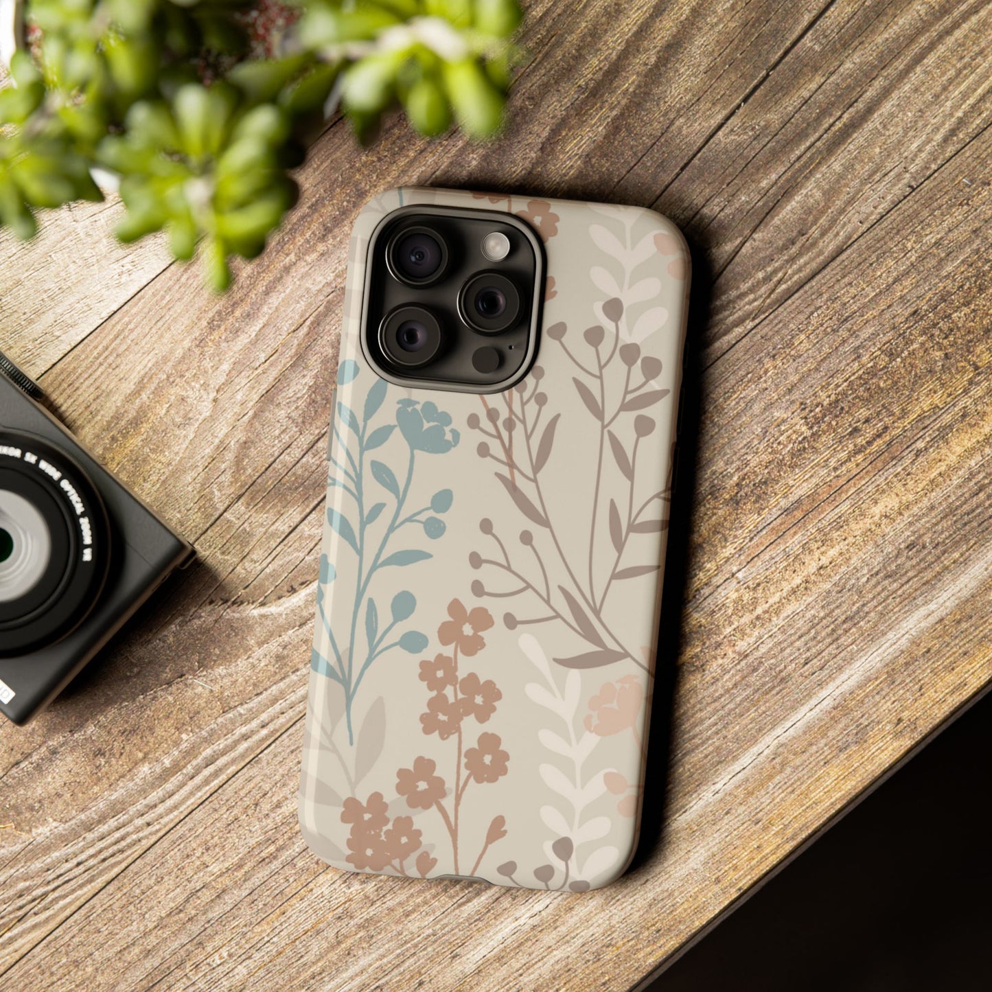 Gentle Boho Florals - Tough Phone Case