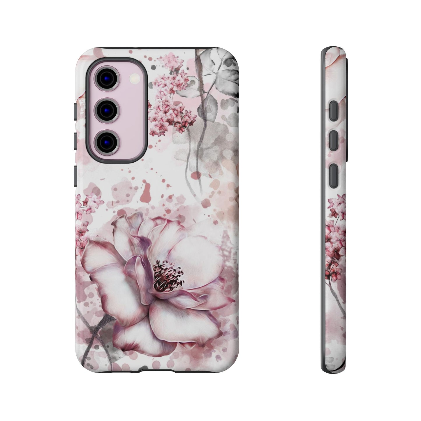 Pale Pink Florals  - Tough Phone Case