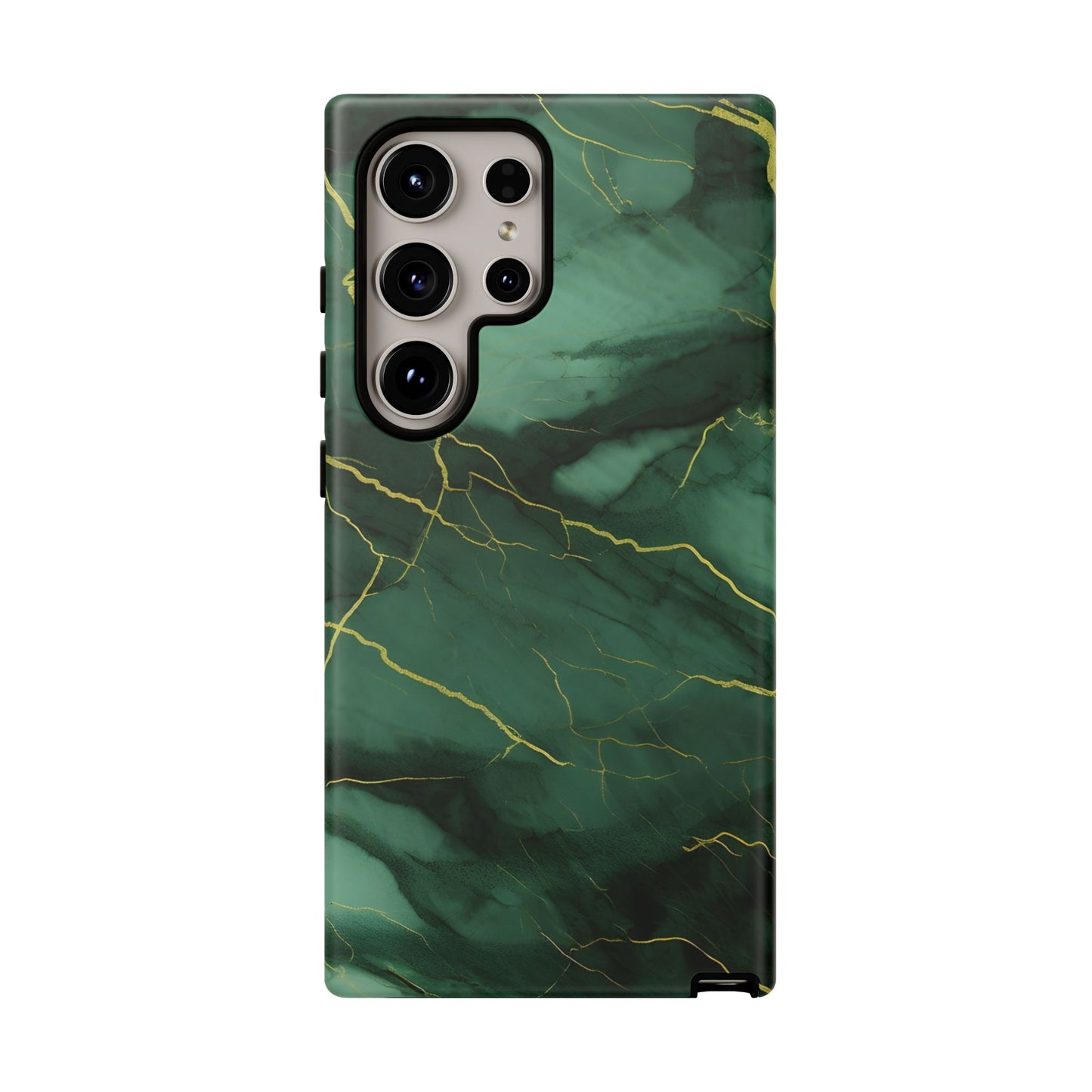 Hunter Green Marble - Tough Phone Case