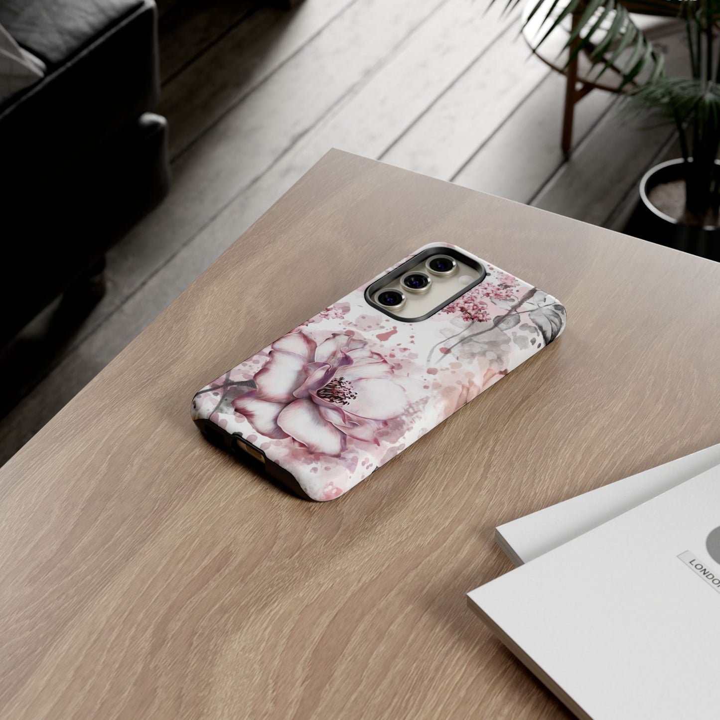 Pale Pink Florals  - Tough Phone Case