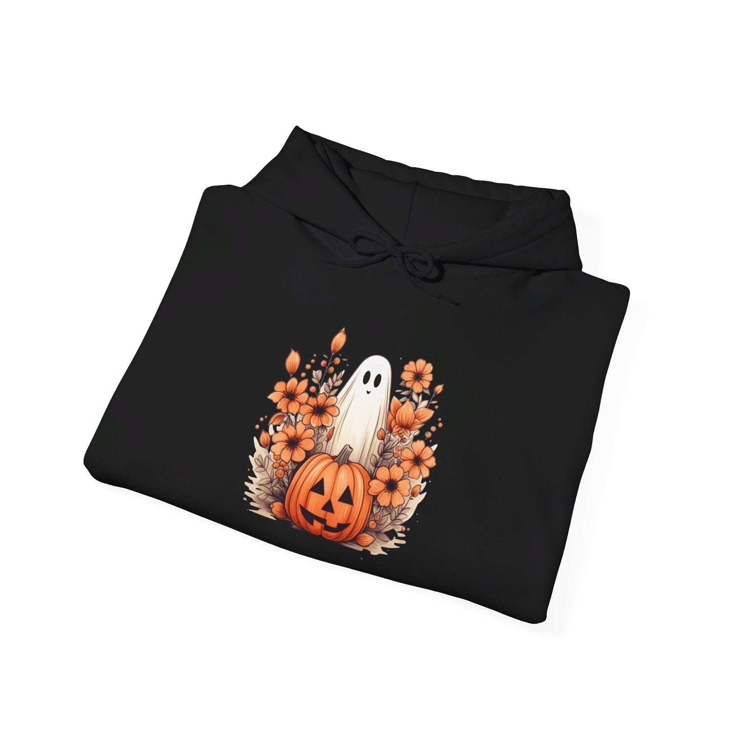 Cute Fall Ghost Hooded Sweatshirt