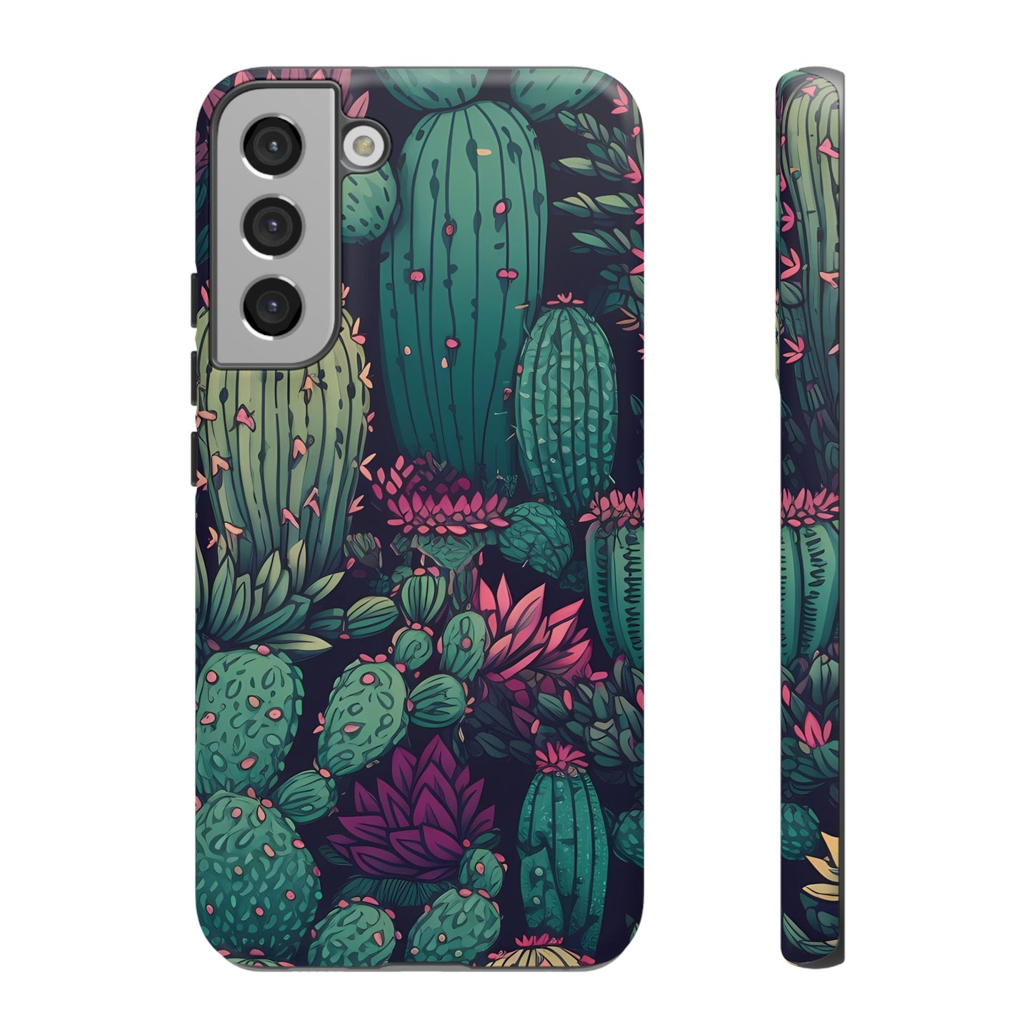 Succulent Garden Tough Phone Case – Bold & Stylish Protection for Plant Lovers