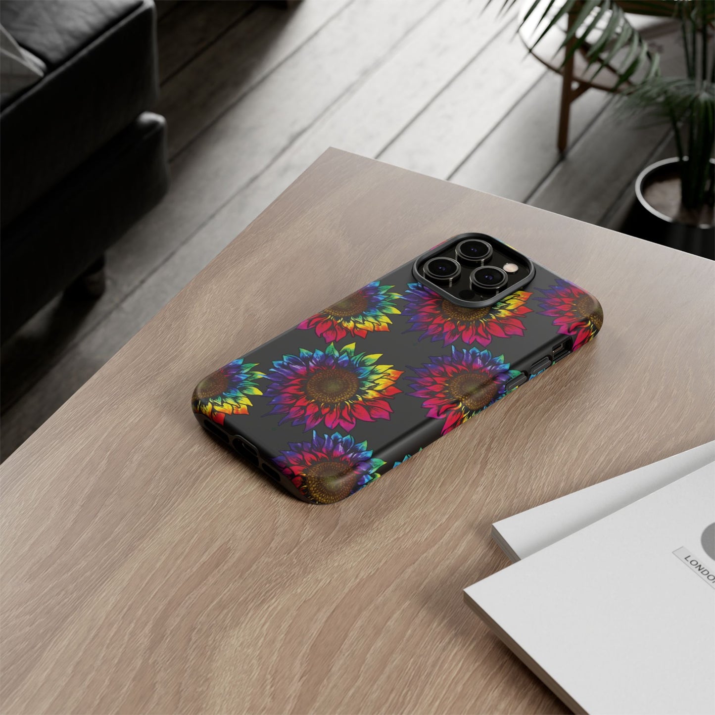 Rainbow Sunflowers - Tough Phone Case