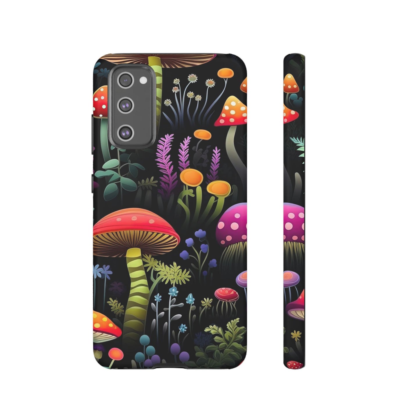 Dark Forest Mushrooms Tough Cell Phone Case