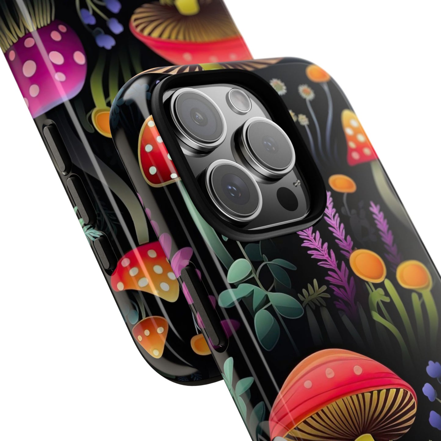 Dark Forest Mushrooms Tough Cell Phone Case