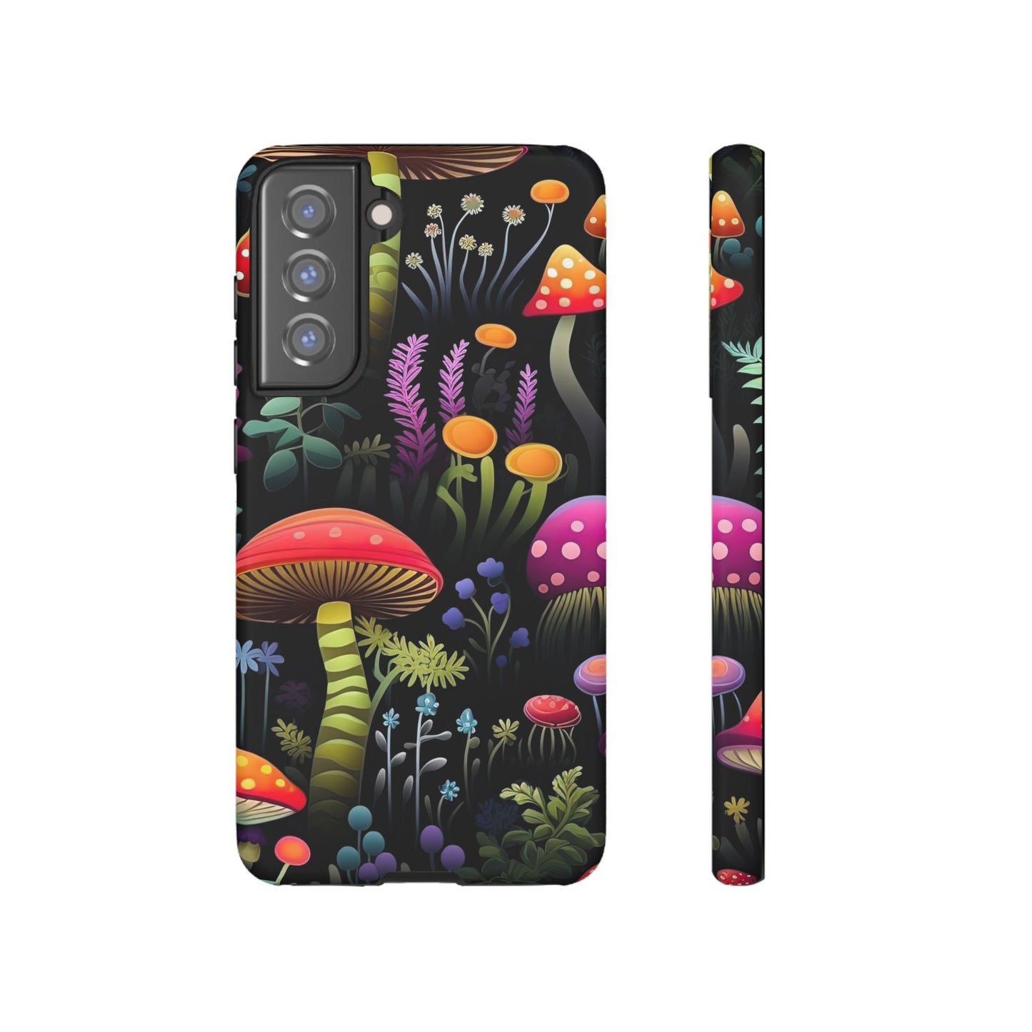 Dark Forest Mushrooms Tough Cell Phone Case