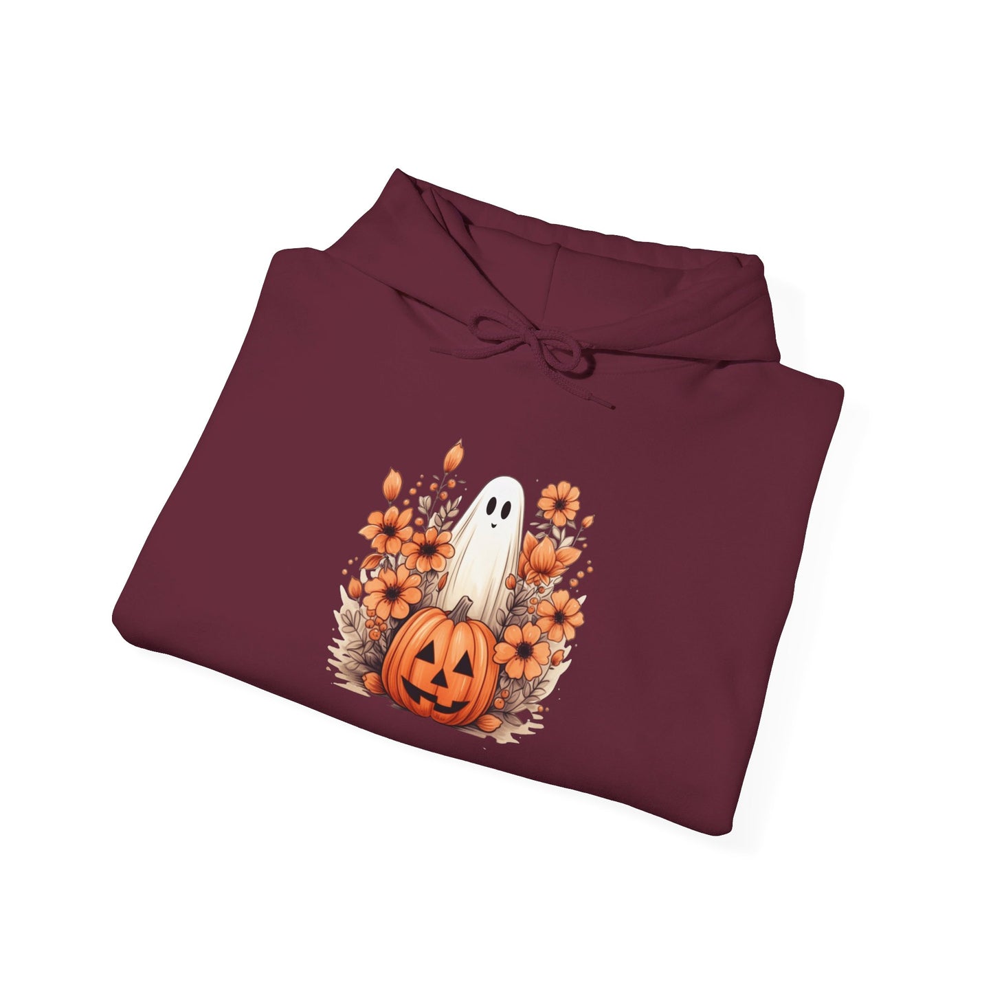 Cute Fall Ghost Hooded Sweatshirt