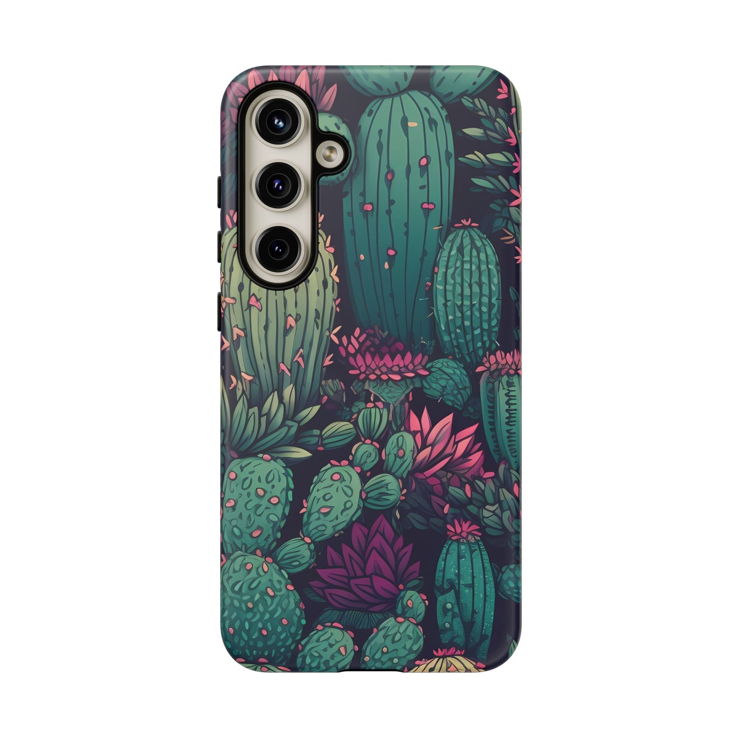 Succulent Garden Tough Phone Case – Bold & Stylish Protection for Plant Lovers