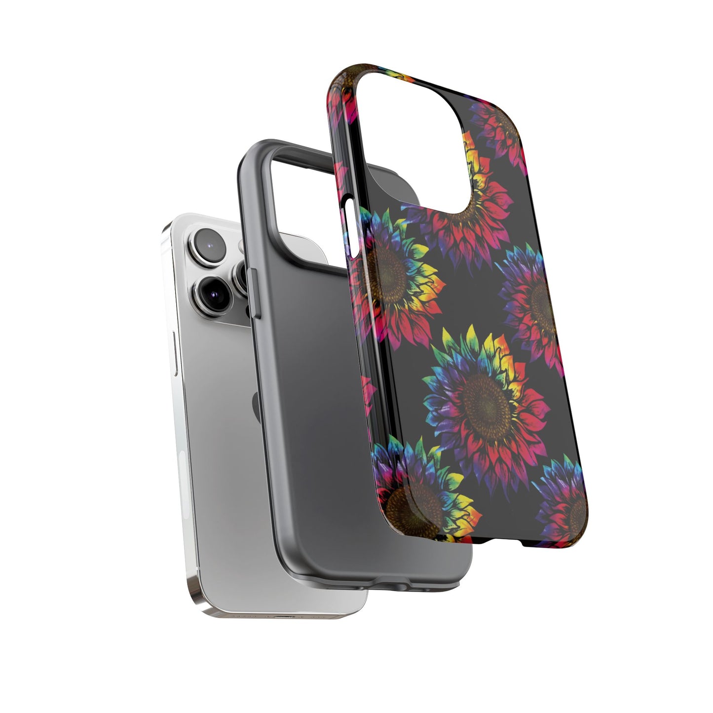 Rainbow Sunflowers - Tough Phone Case