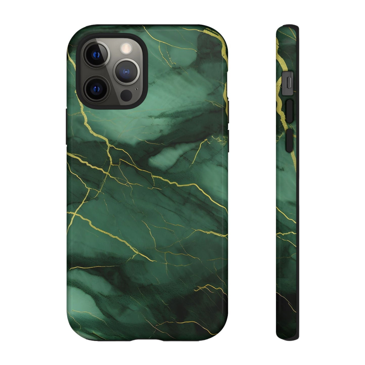 Hunter Green Marble - Tough Phone Case