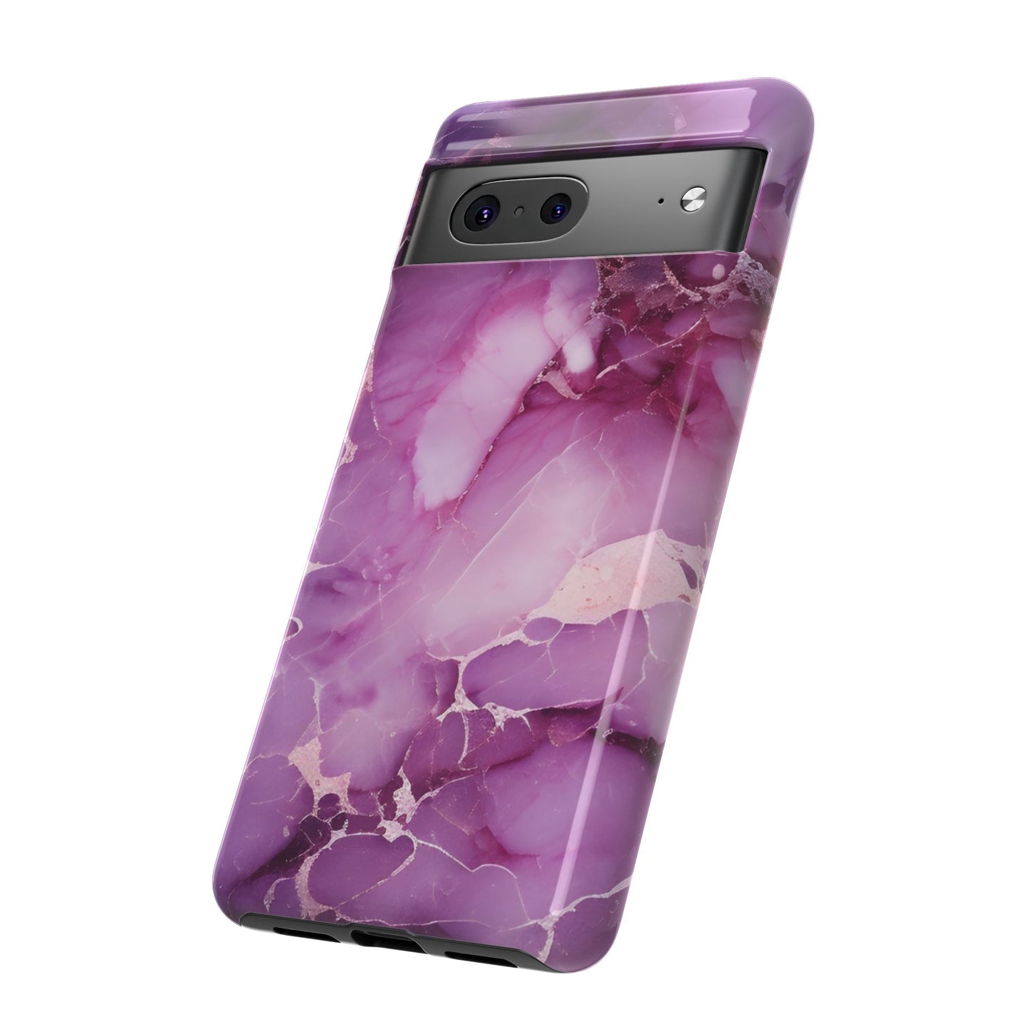 Purple Marble Tough Phone Case