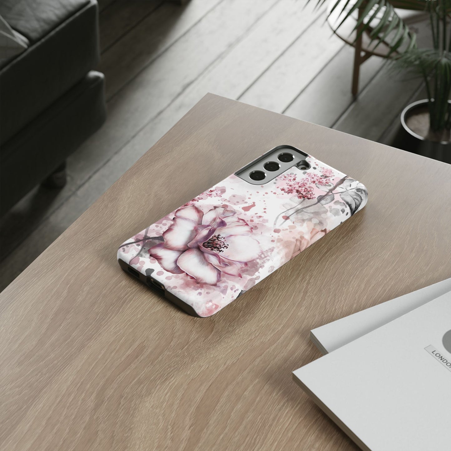 Pale Pink Florals  - Tough Phone Case