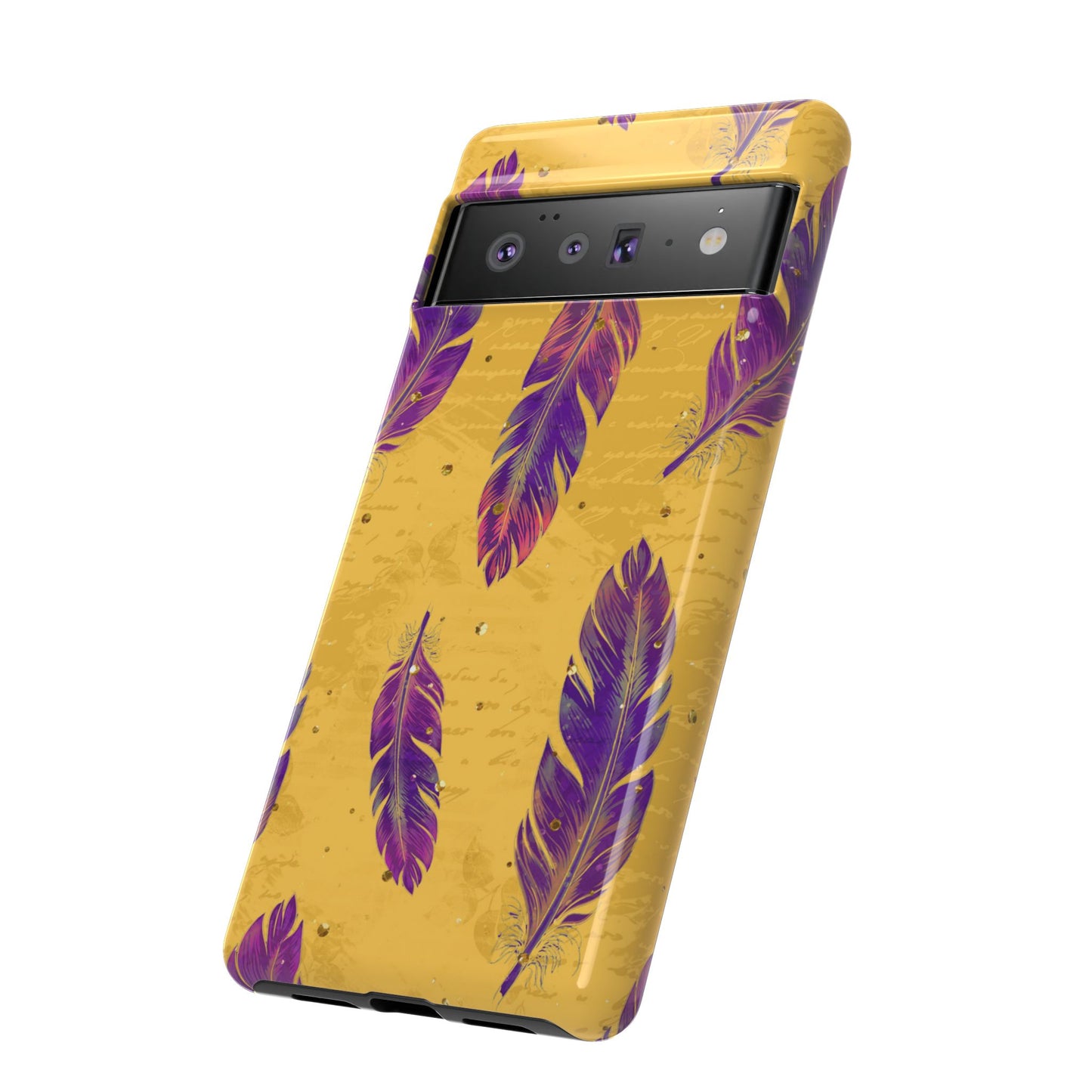 Purple Feathers - Tough Phone Case