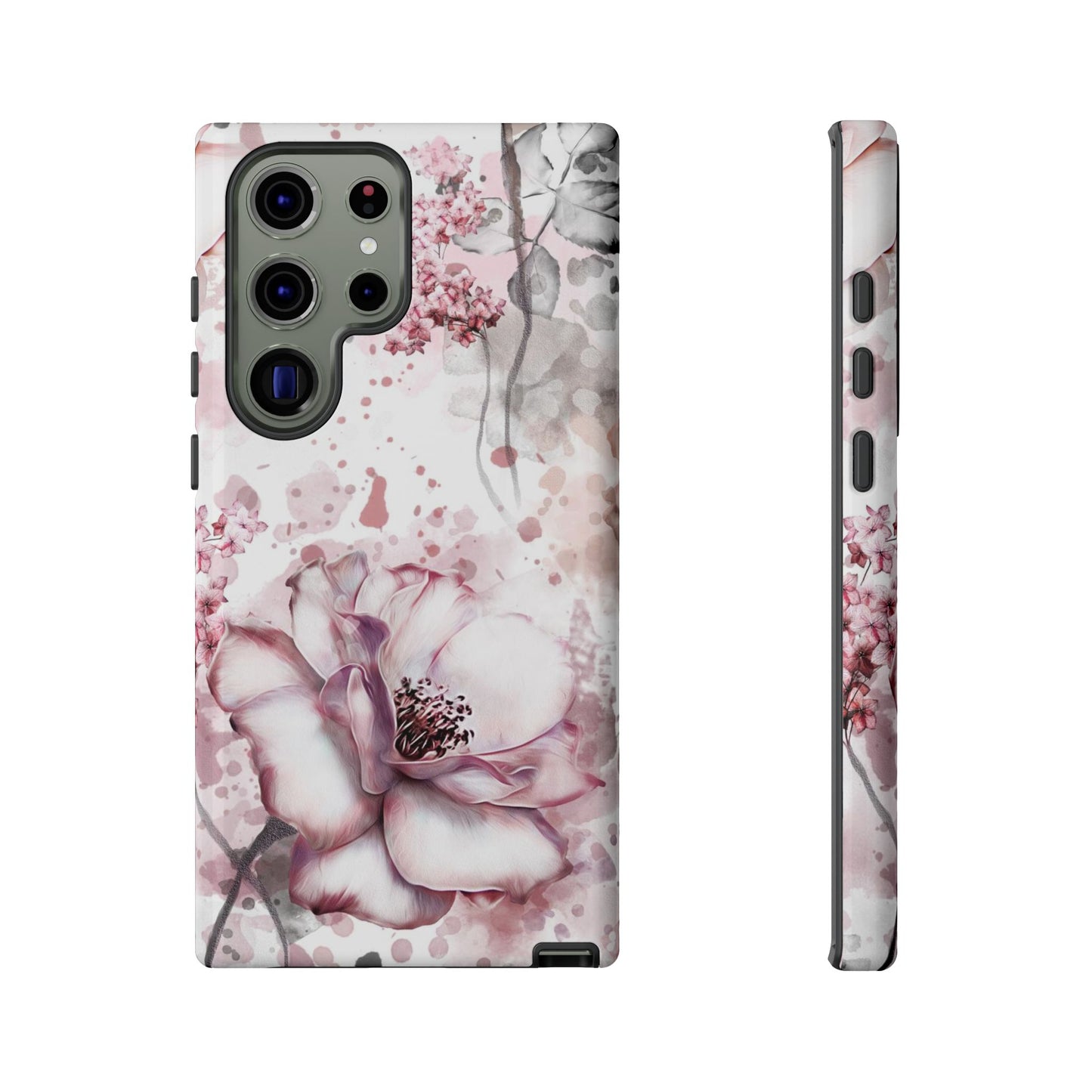 Pale Pink Florals  - Tough Phone Case