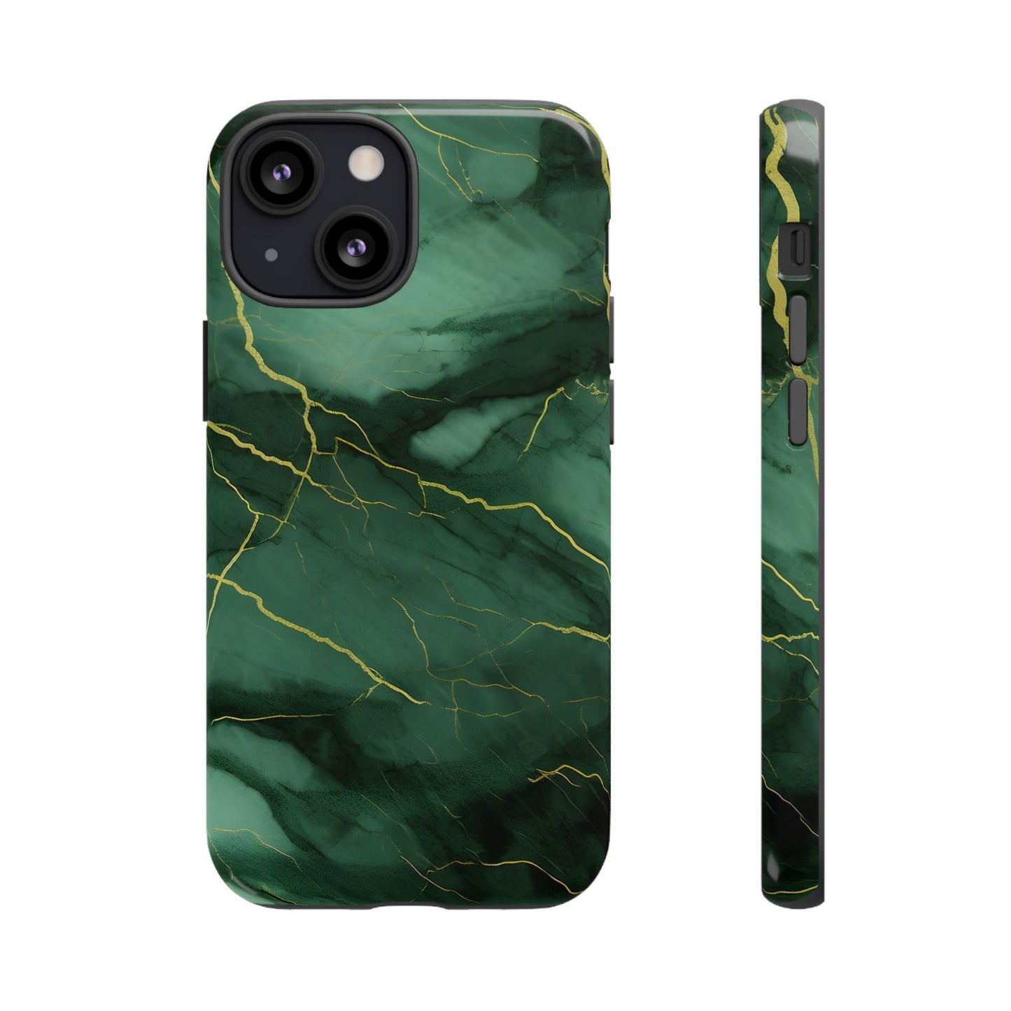 Hunter Green Marble - Tough Phone Case