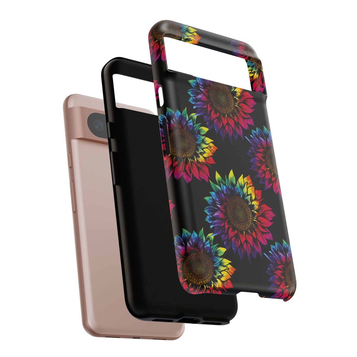 Rainbow Sunflowers - Tough Phone Case