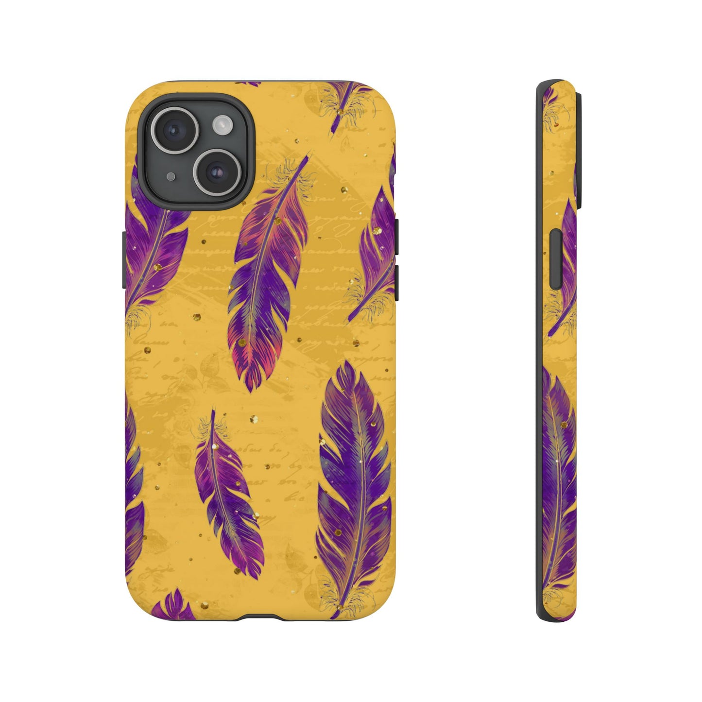 Purple Feathers - Tough Phone Case