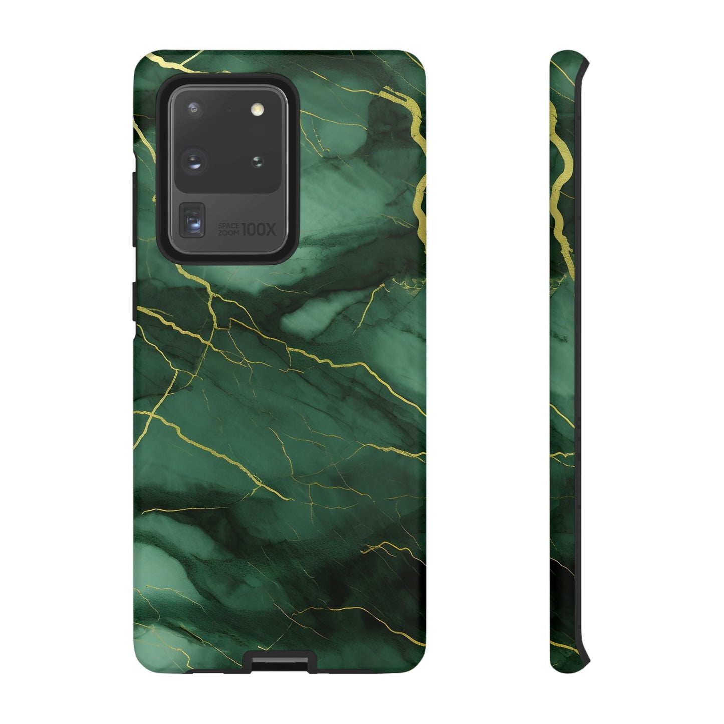 Hunter Green Marble - Tough Phone Case
