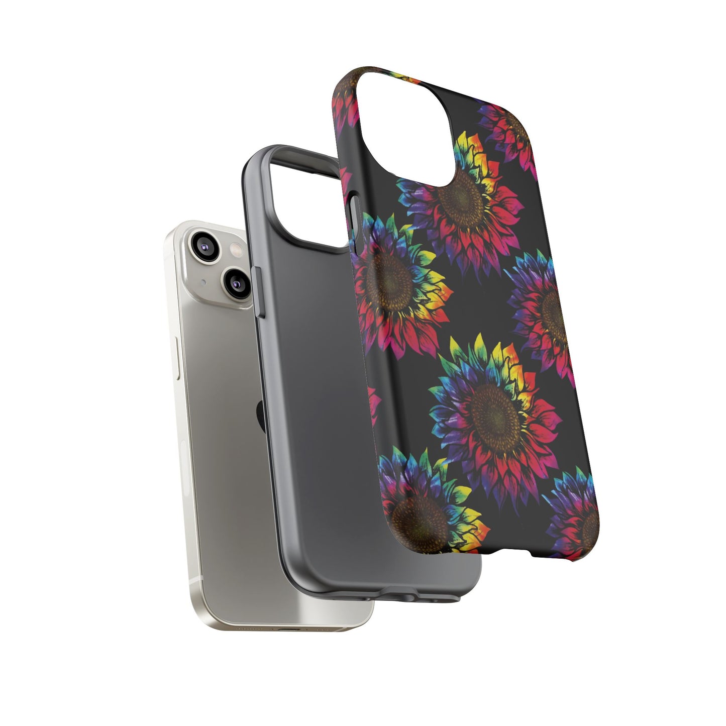 Rainbow Sunflowers - Tough Phone Case