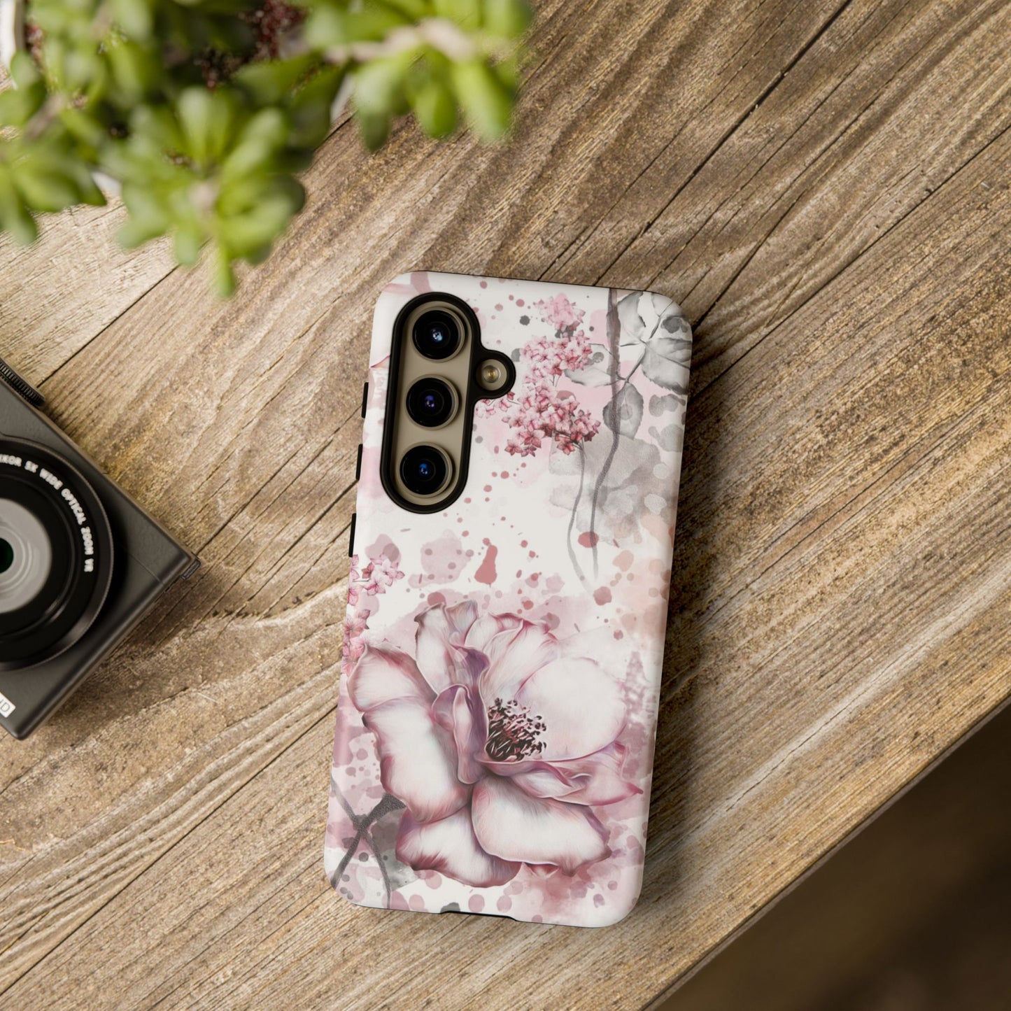 Pale Pink Florals  - Tough Phone Case