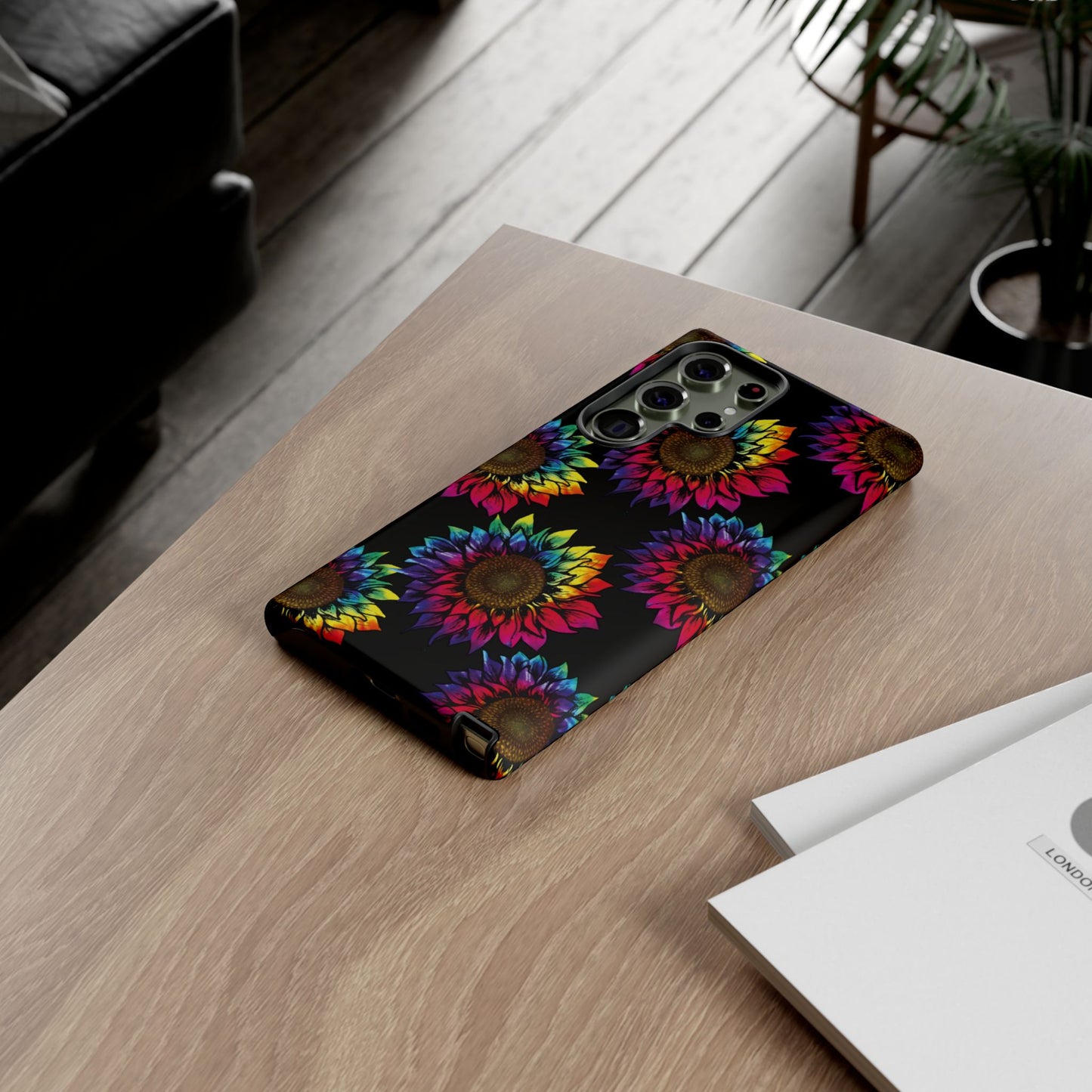 Rainbow Sunflowers - Tough Phone Case