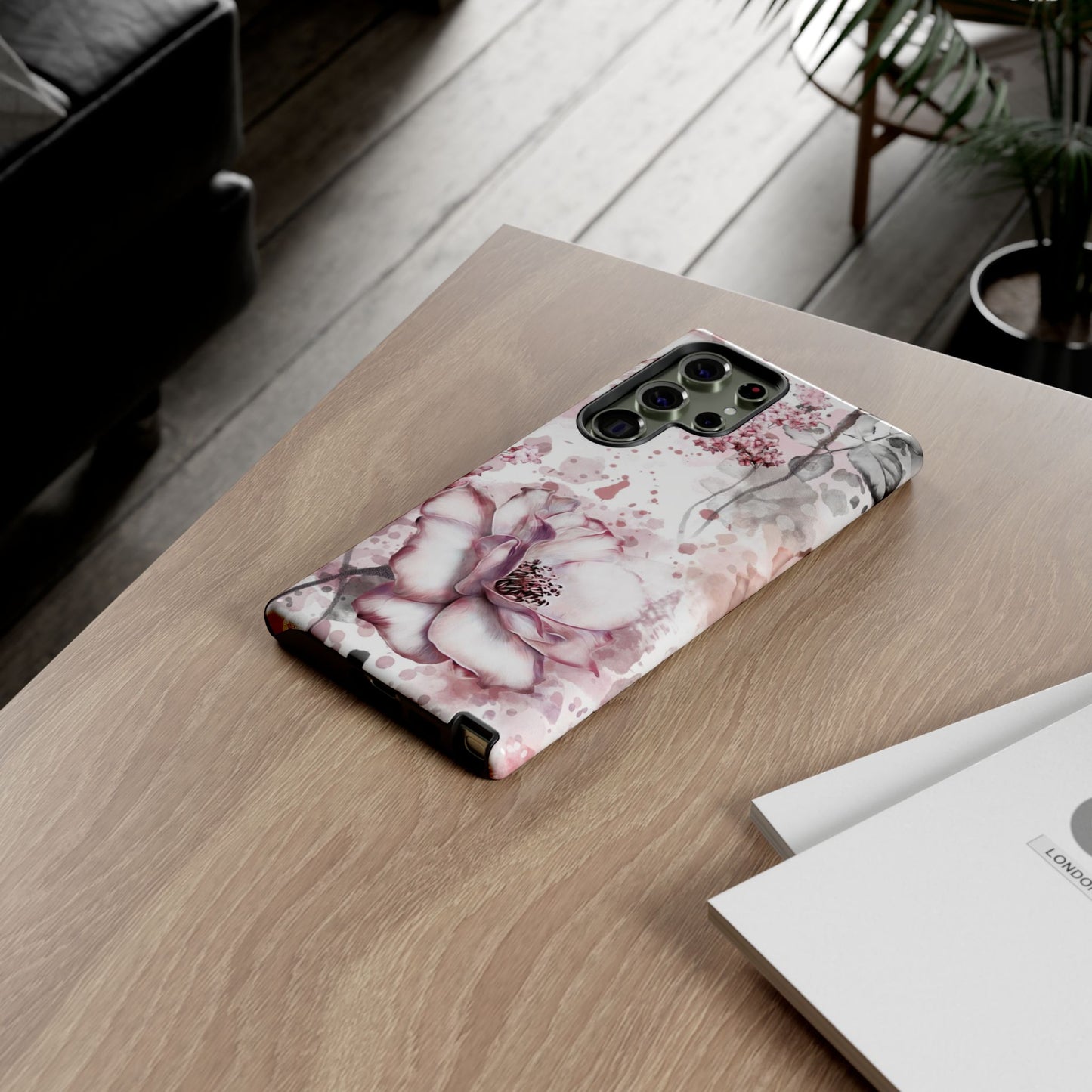Pale Pink Florals  - Tough Phone Case