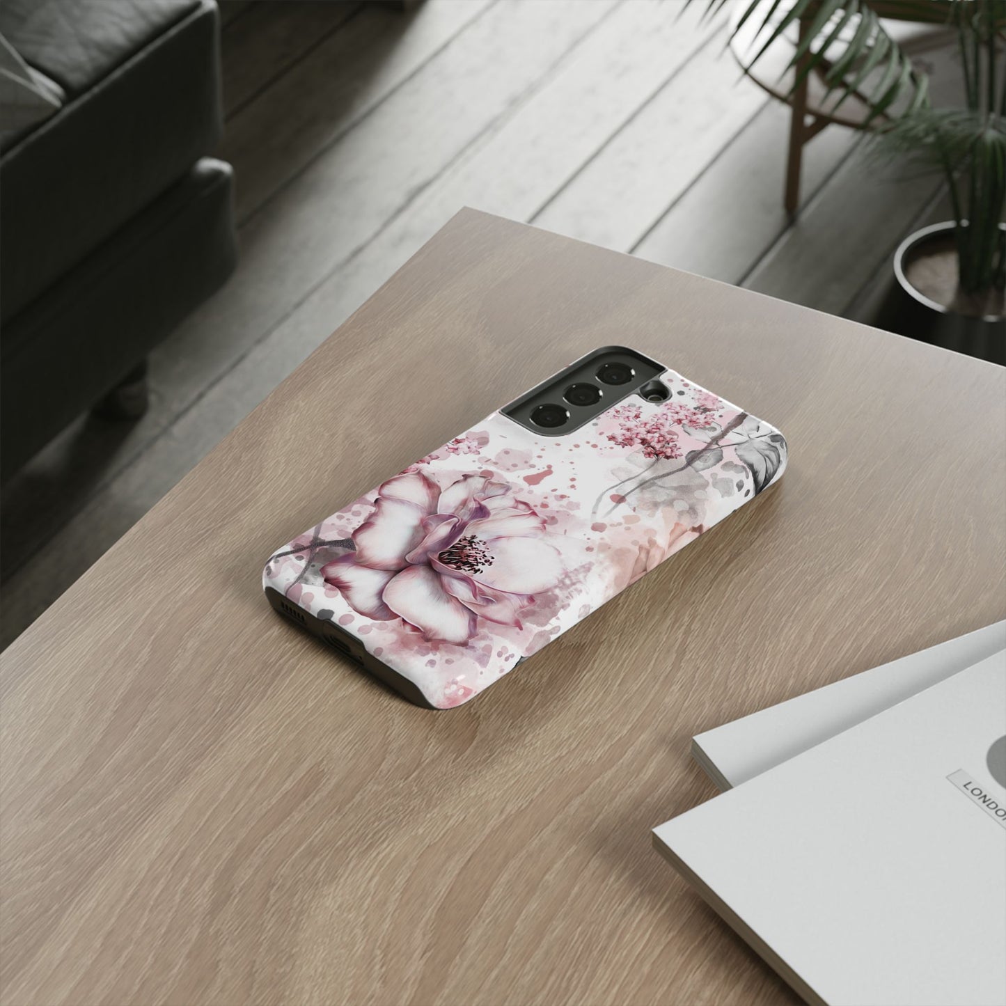Pale Pink Florals  - Tough Phone Case