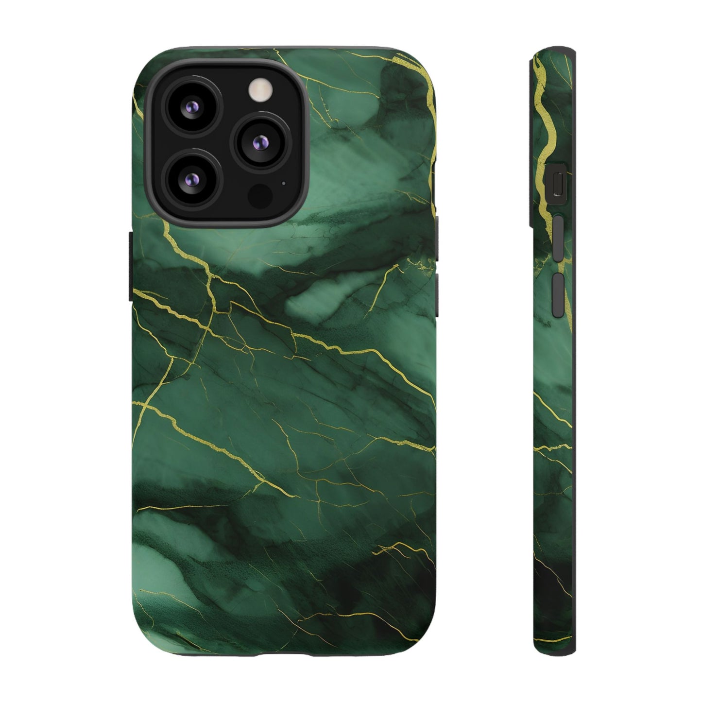 Hunter Green Marble - Tough Phone Case