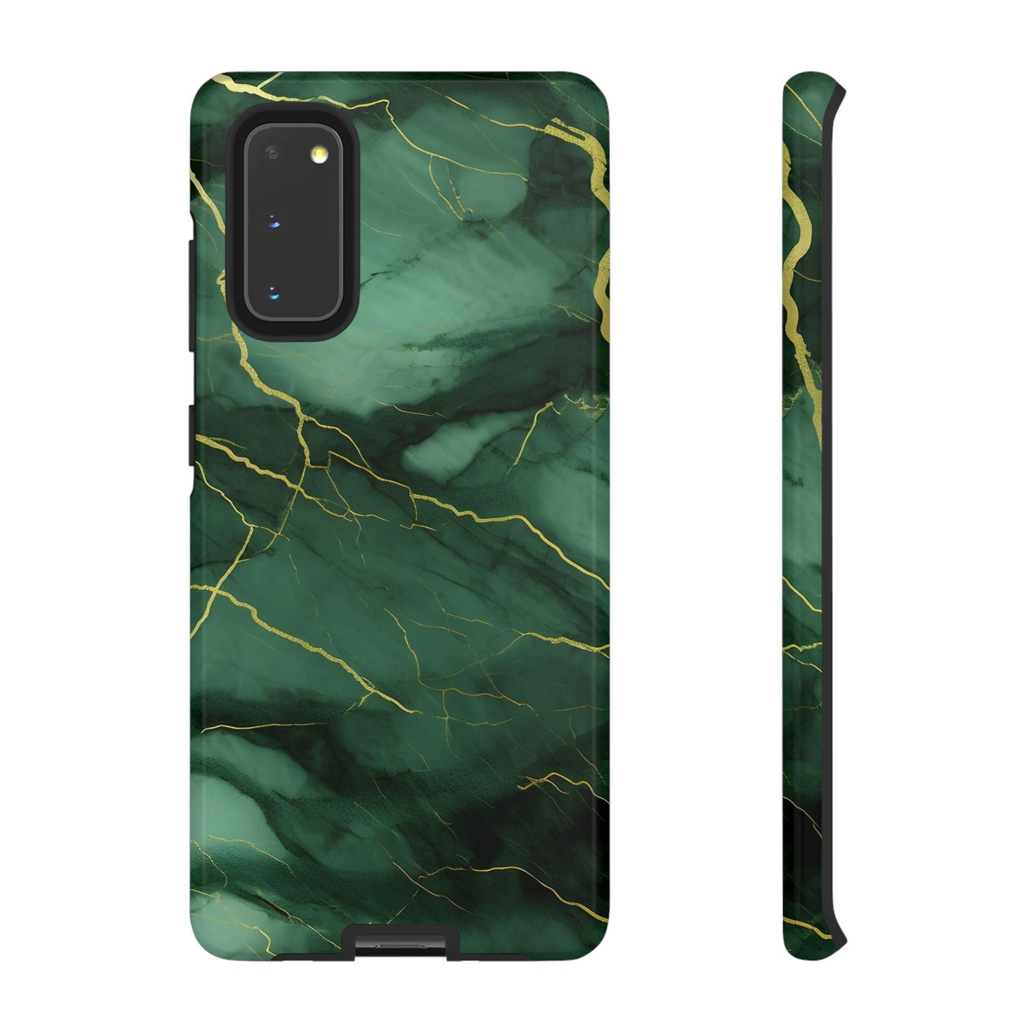Hunter Green Marble - Tough Phone Case
