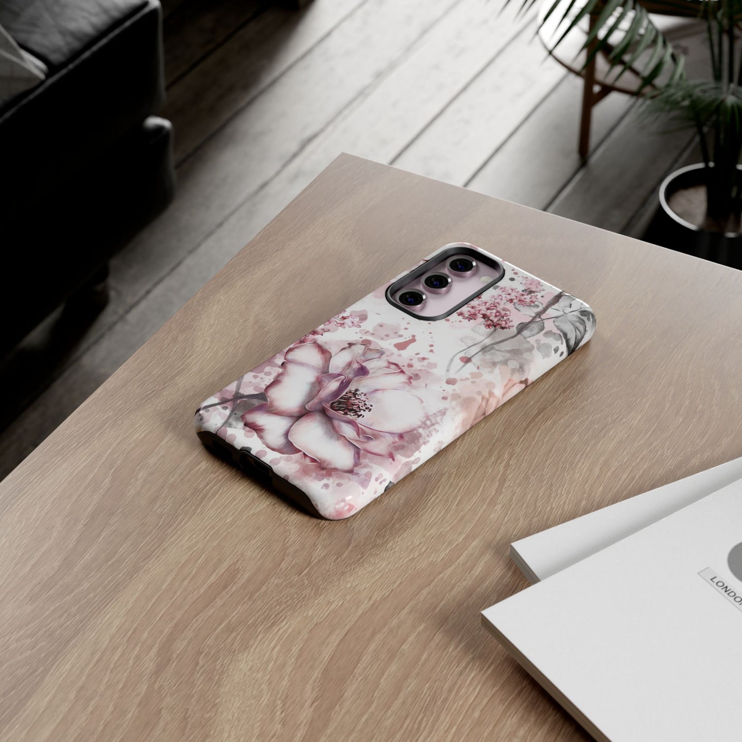 Pale Pink Florals  - Tough Phone Case