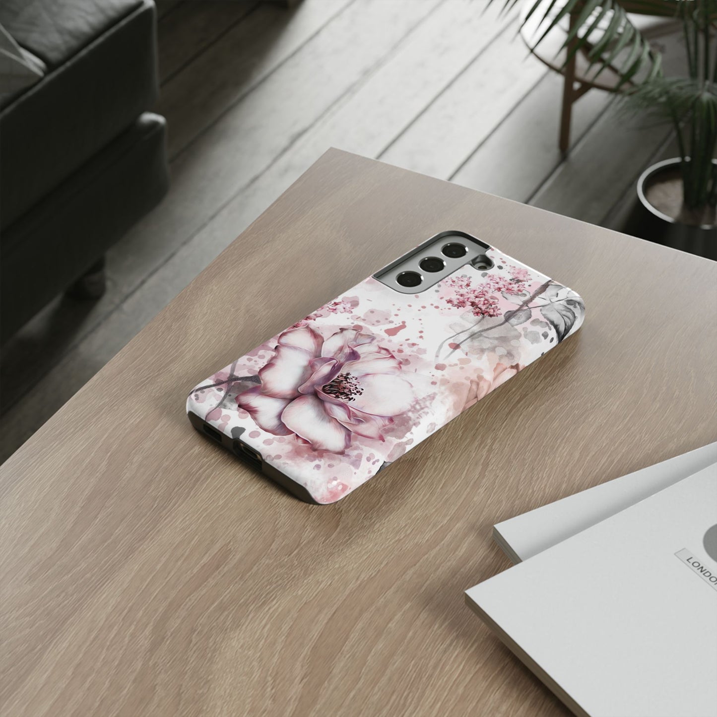 Pale Pink Florals  - Tough Phone Case