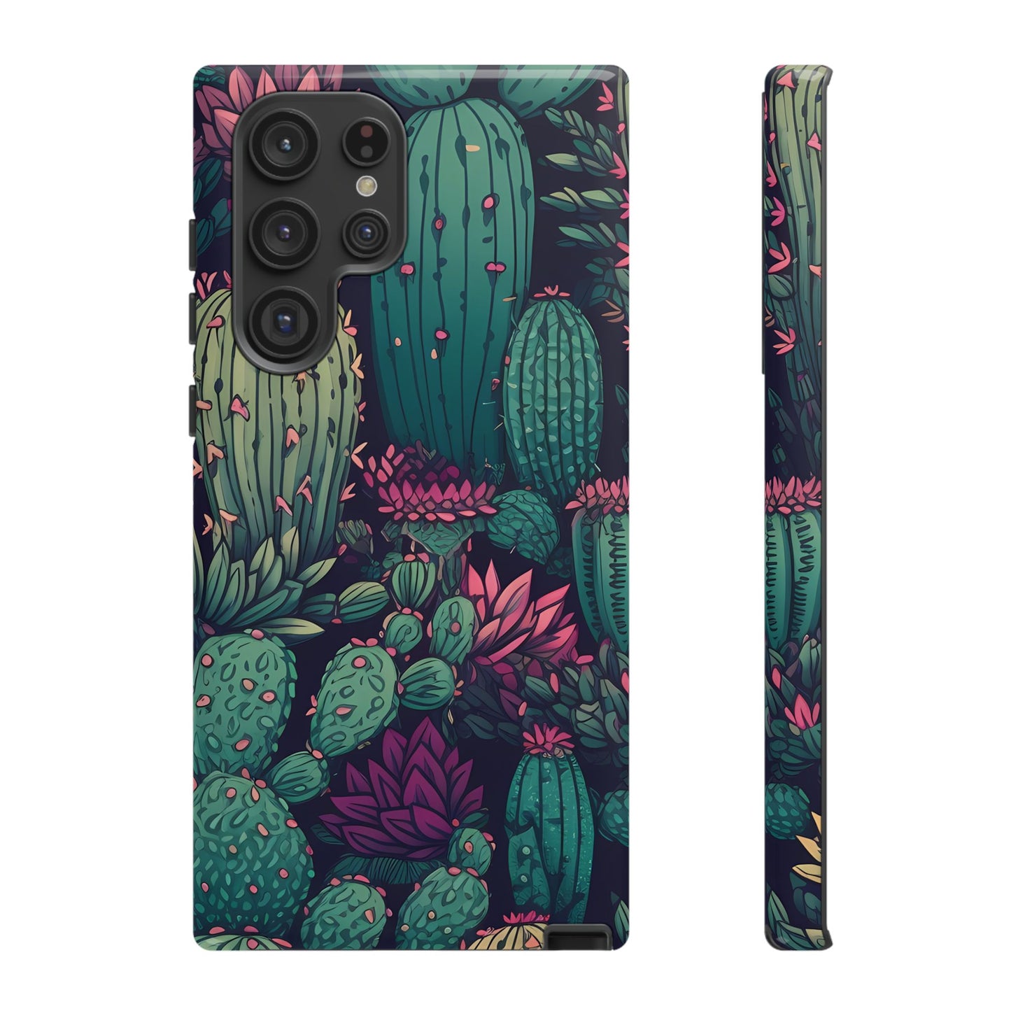 Succulent Garden Tough Phone Case – Bold & Stylish Protection for Plant Lovers