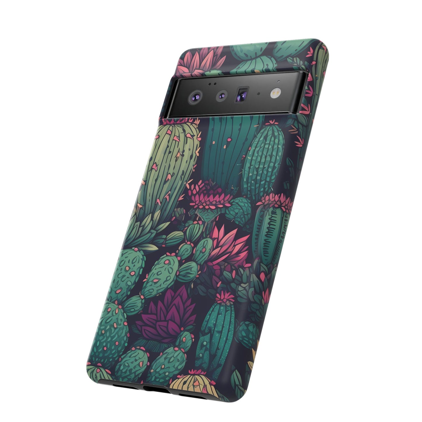 Succulent Garden Tough Phone Case – Bold & Stylish Protection for Plant Lovers