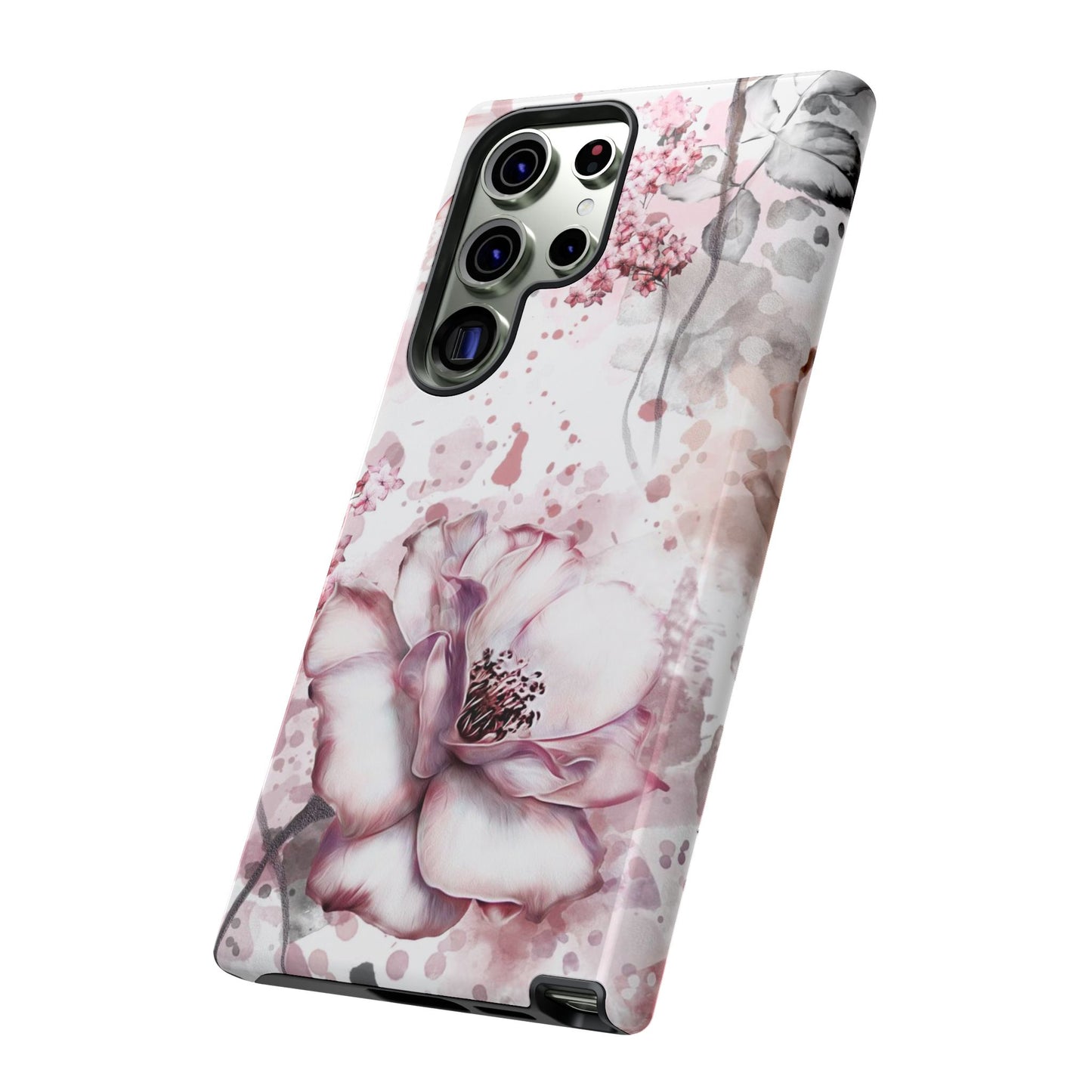 Pale Pink Florals  - Tough Phone Case
