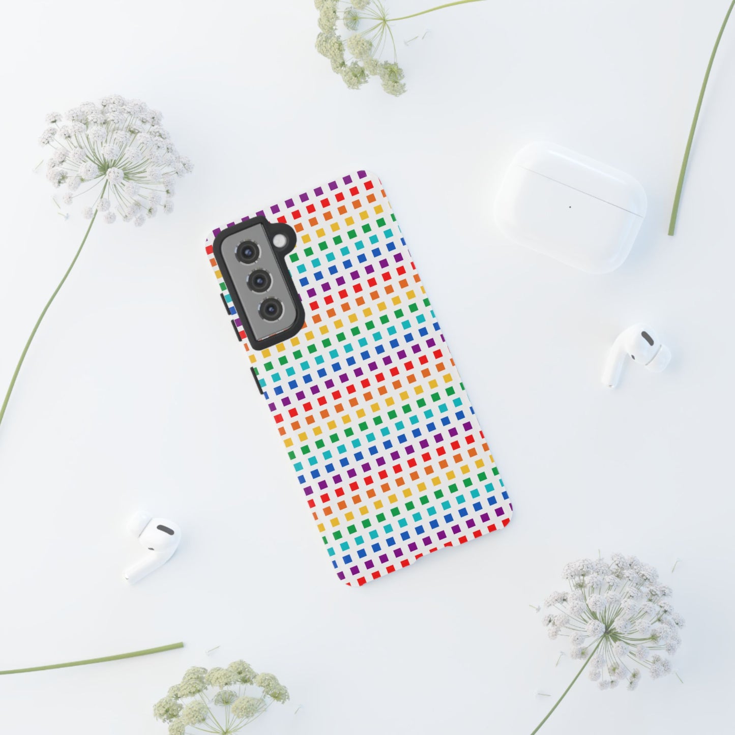 Rainbow on white - Tough Case