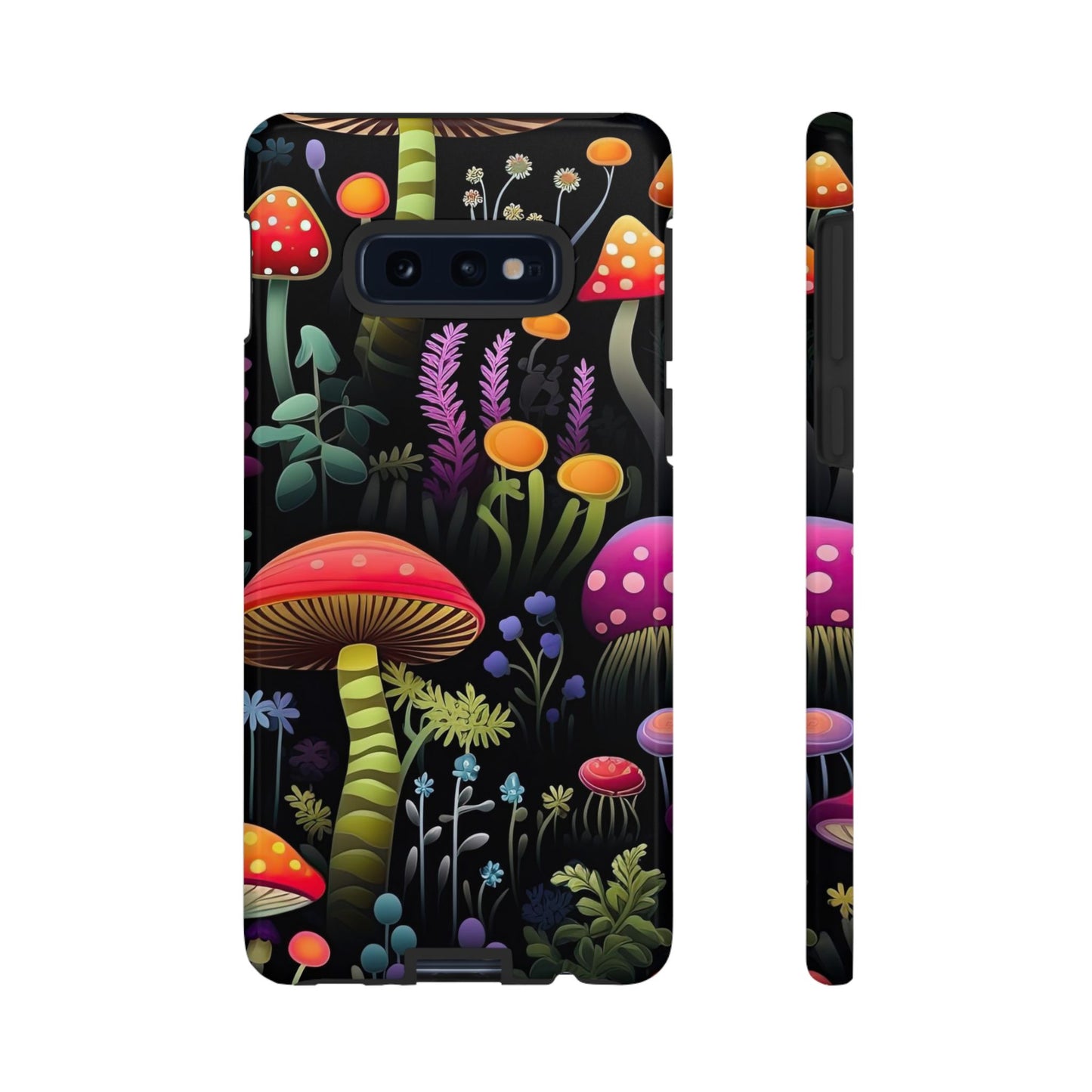 Dark Forest Mushrooms Tough Cell Phone Case
