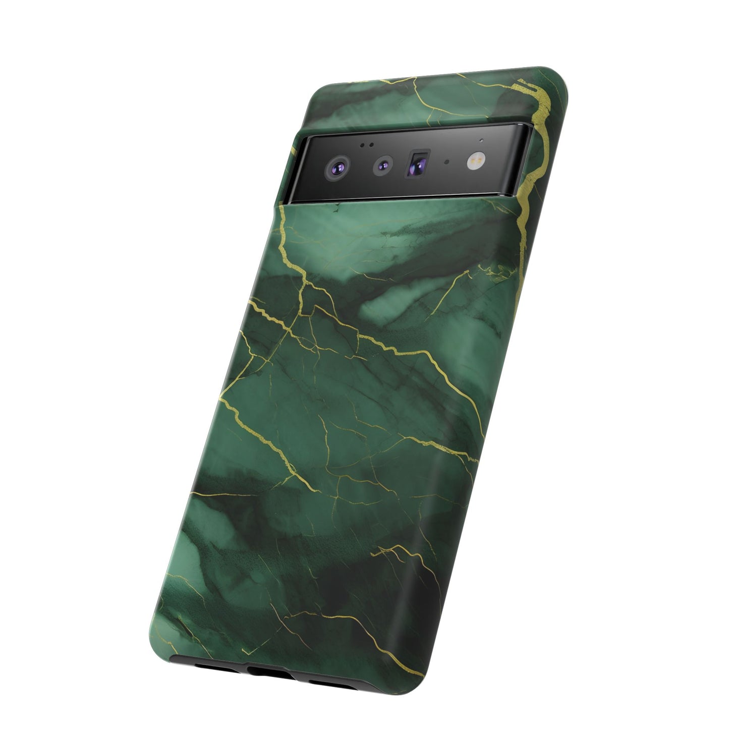Hunter Green Marble - Tough Phone Case