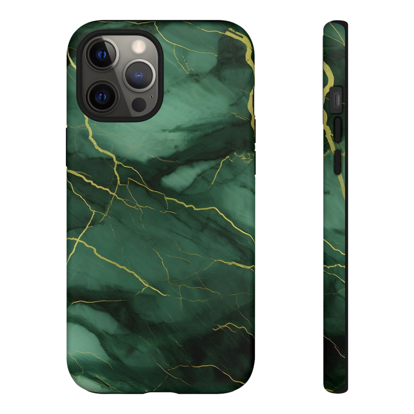 Hunter Green Marble - Tough Phone Case