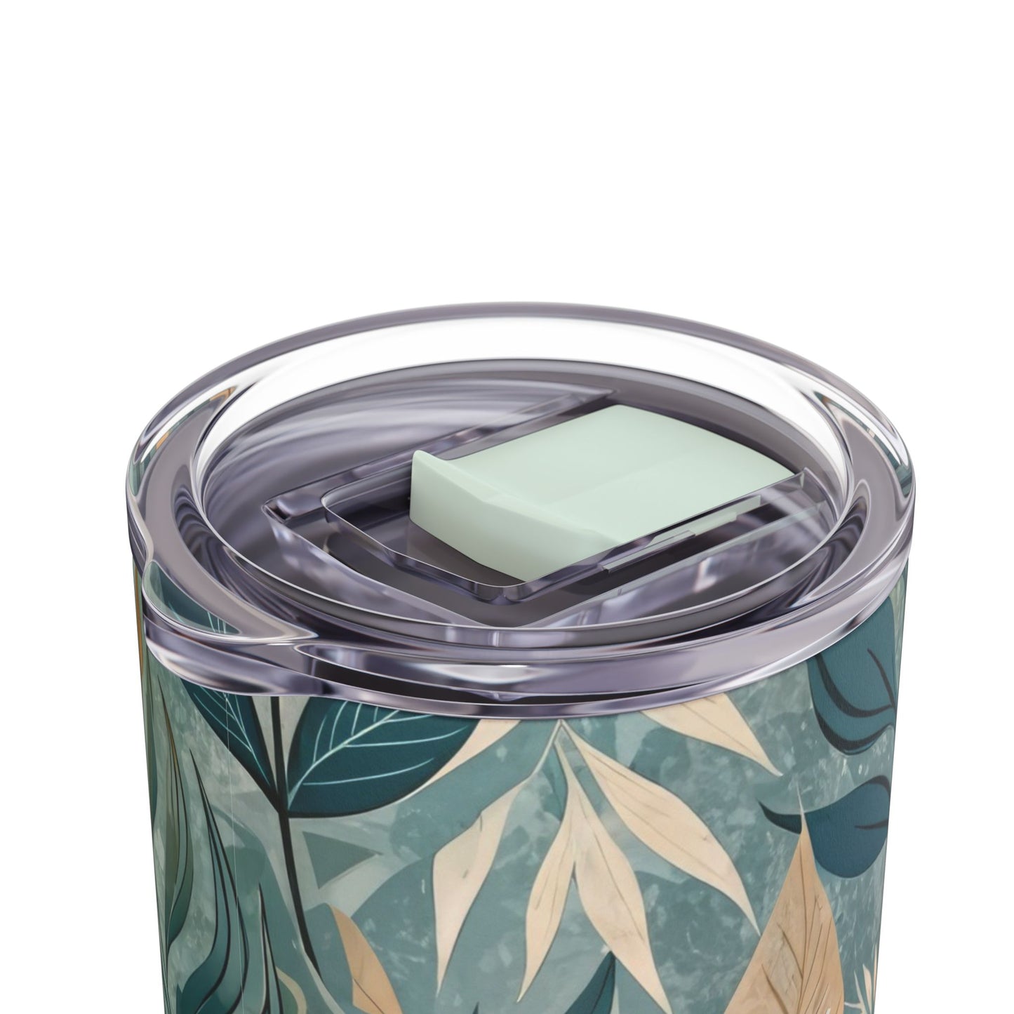 Boho Leaves Matte Skinny Tumbler – 20oz Insulated Drinkware with Plant-Lover Style