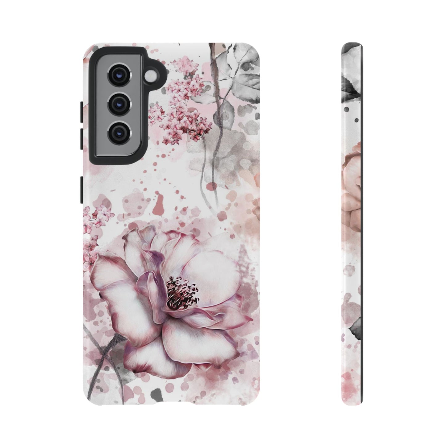 Pale Pink Florals  - Tough Phone Case