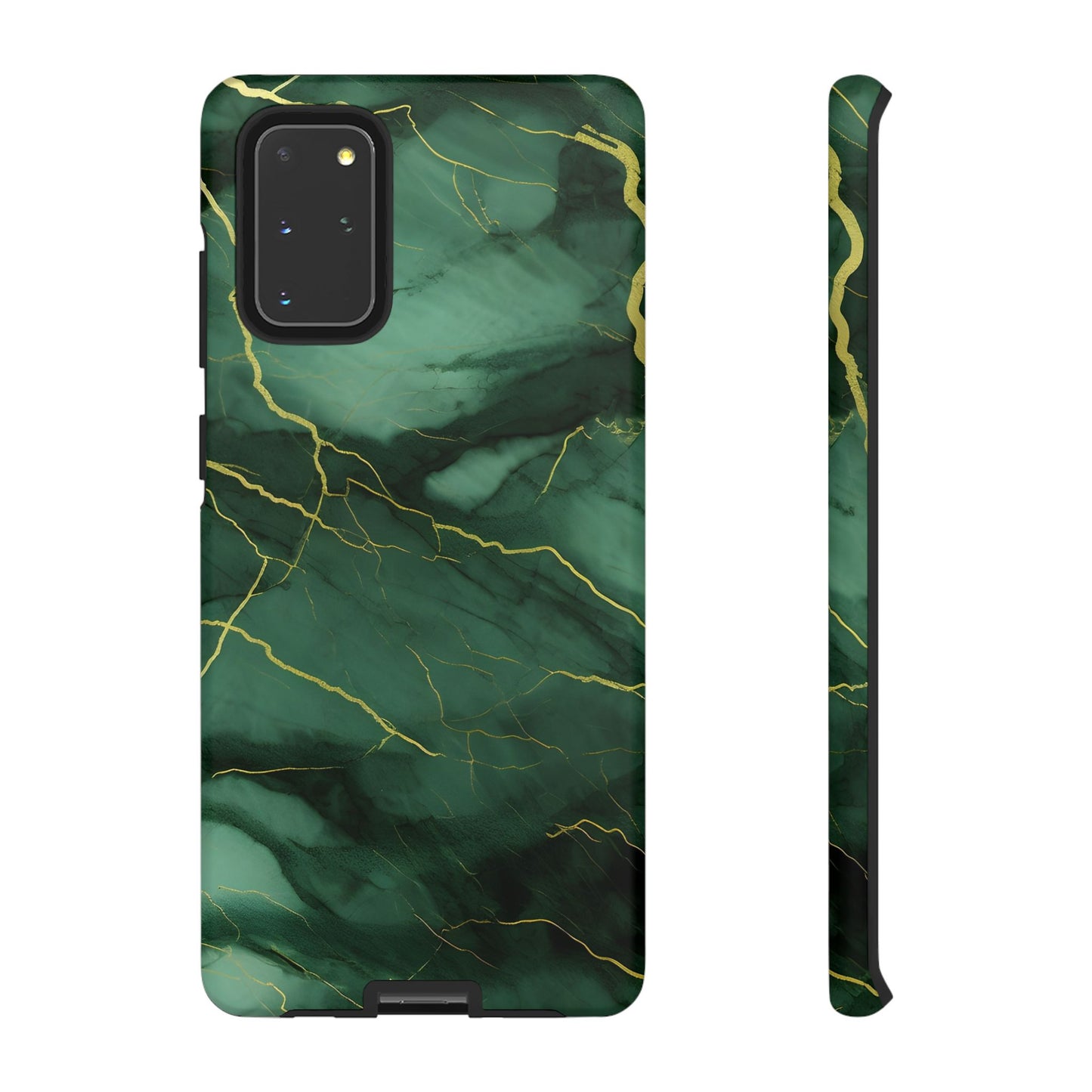 Hunter Green Marble - Tough Phone Case