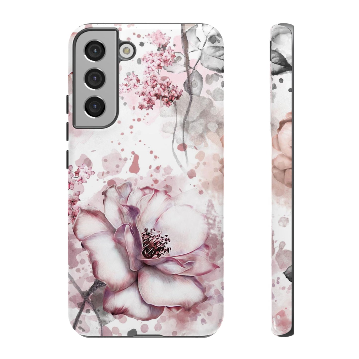 Pale Pink Florals  - Tough Phone Case