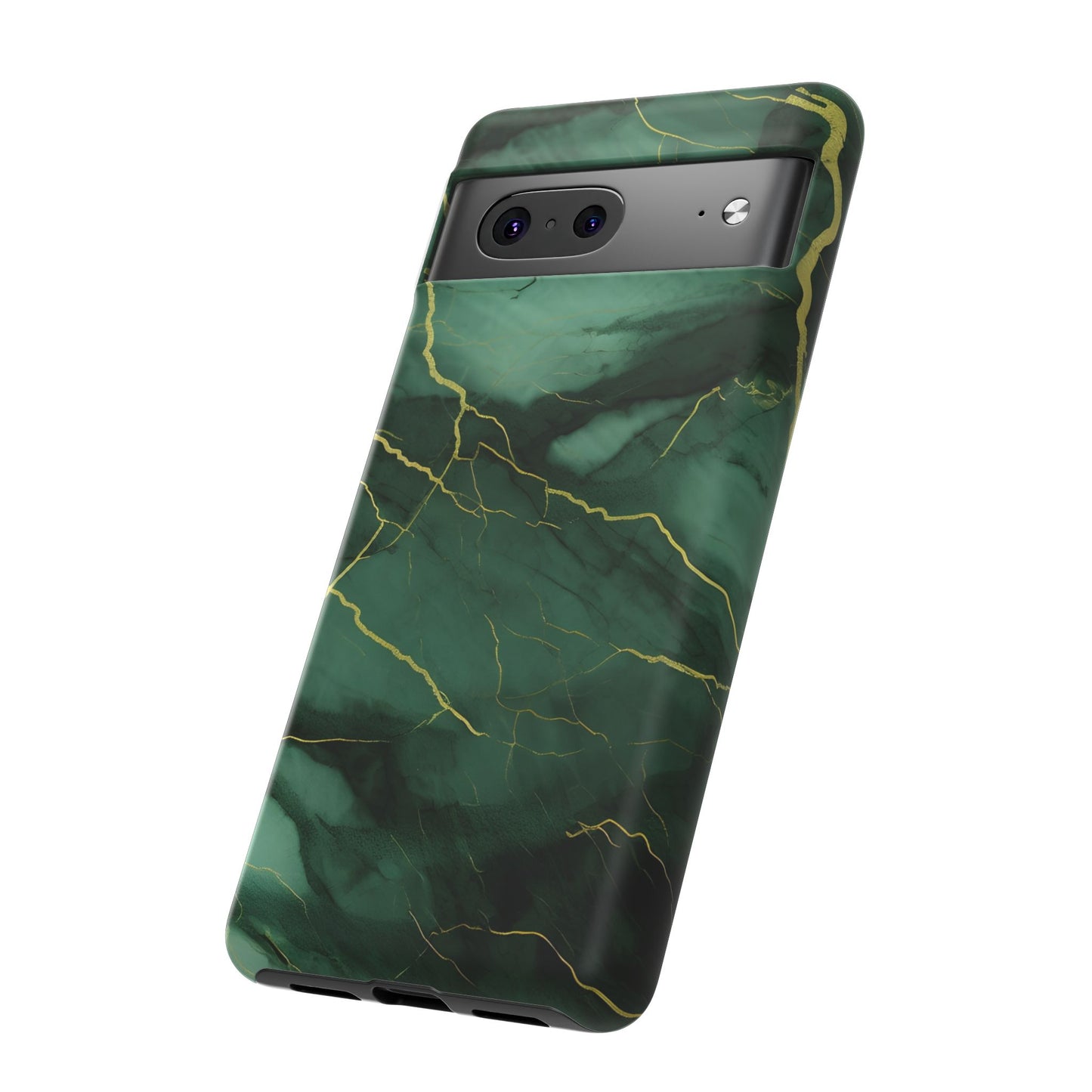 Hunter Green Marble - Tough Phone Case