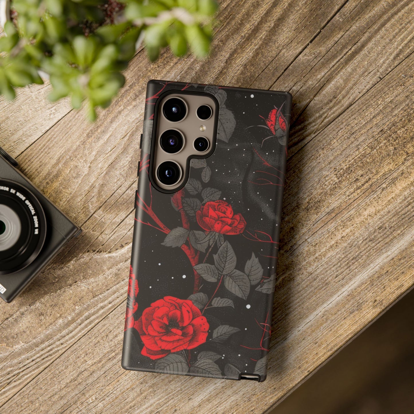 Dark Red Roses  - Tough Phone Case